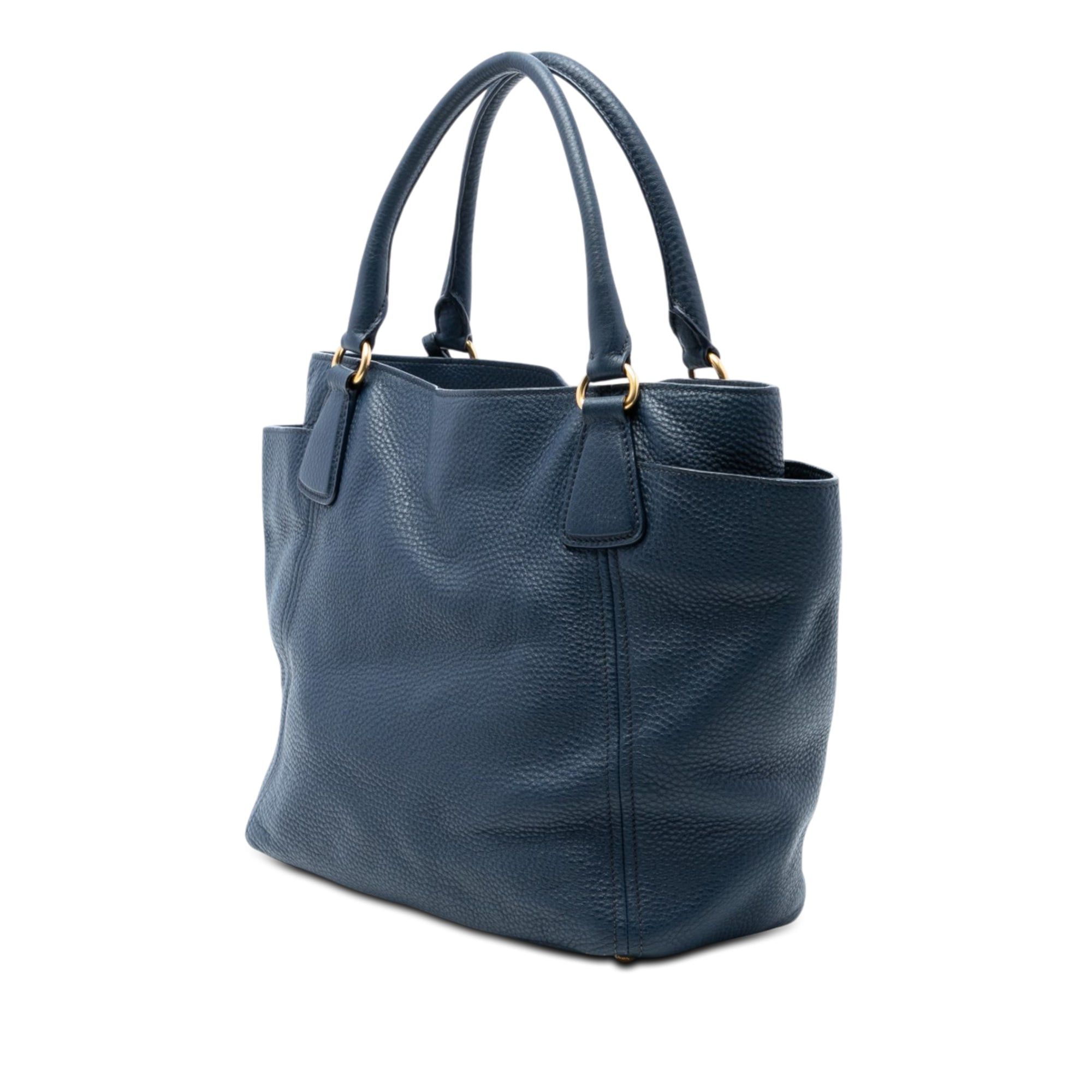 Prada Vitello Daino Side Pocket Convertible Tote Size ONE SIZE - 2 Thumbnail