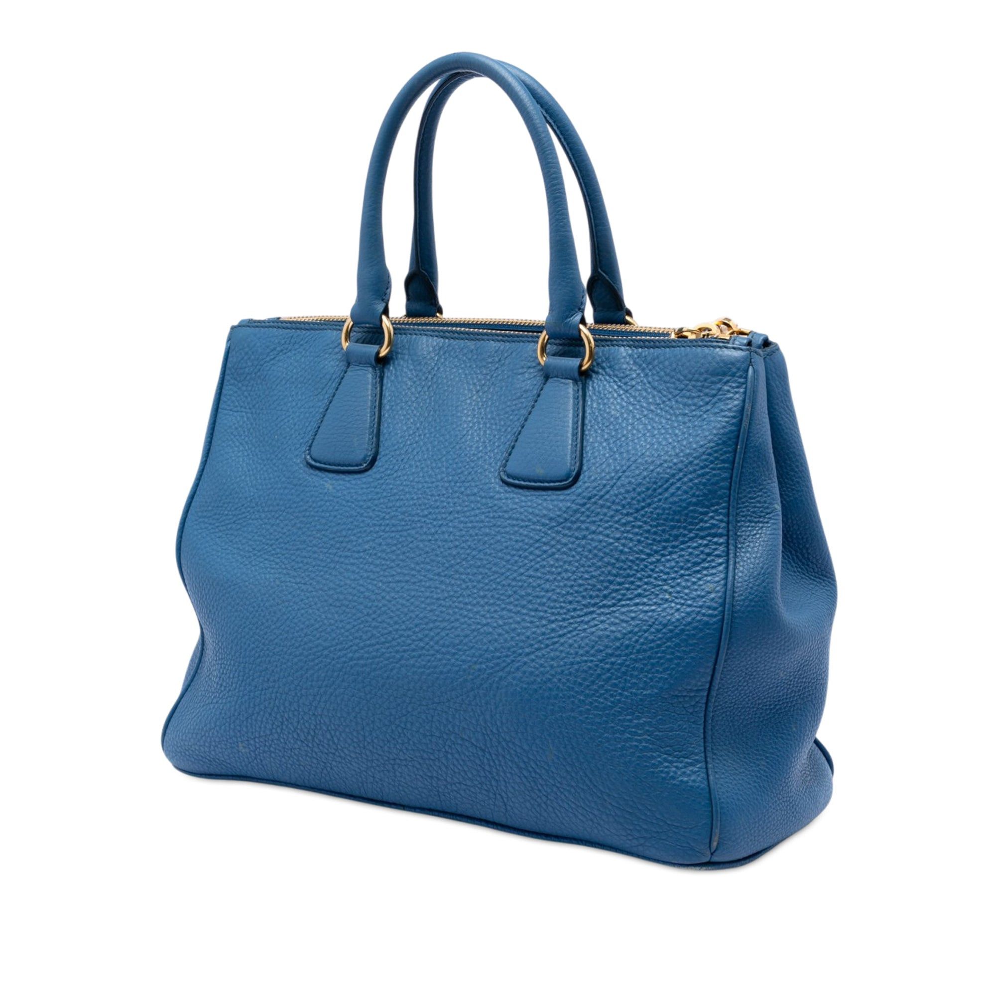 Prada Vitello Daino Double Zip Convertible Tote Size ONE SIZE - 2 Thumbnail