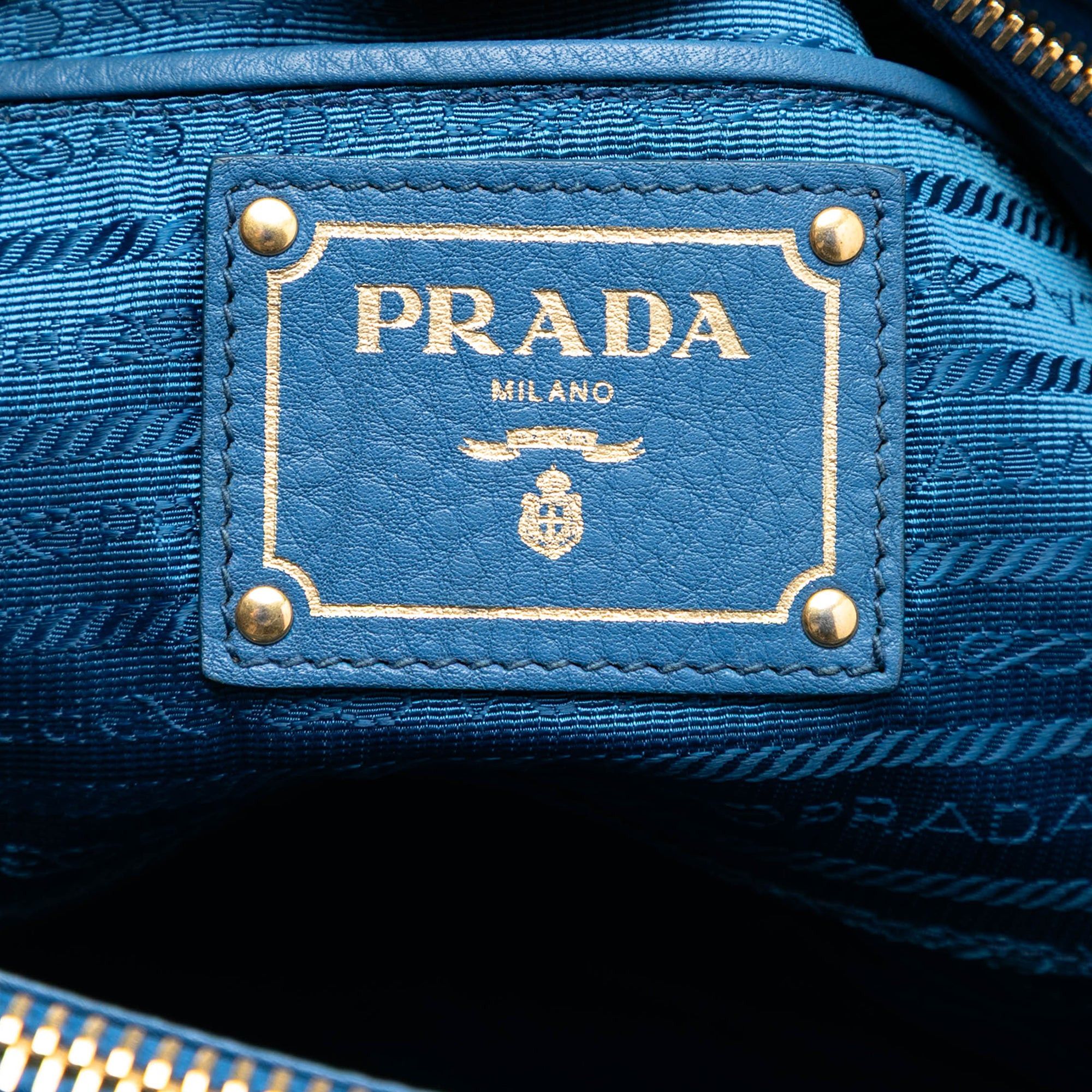 Prada Vitello Daino Double Zip Convertible Tote Size ONE SIZE - 5 Thumbnail