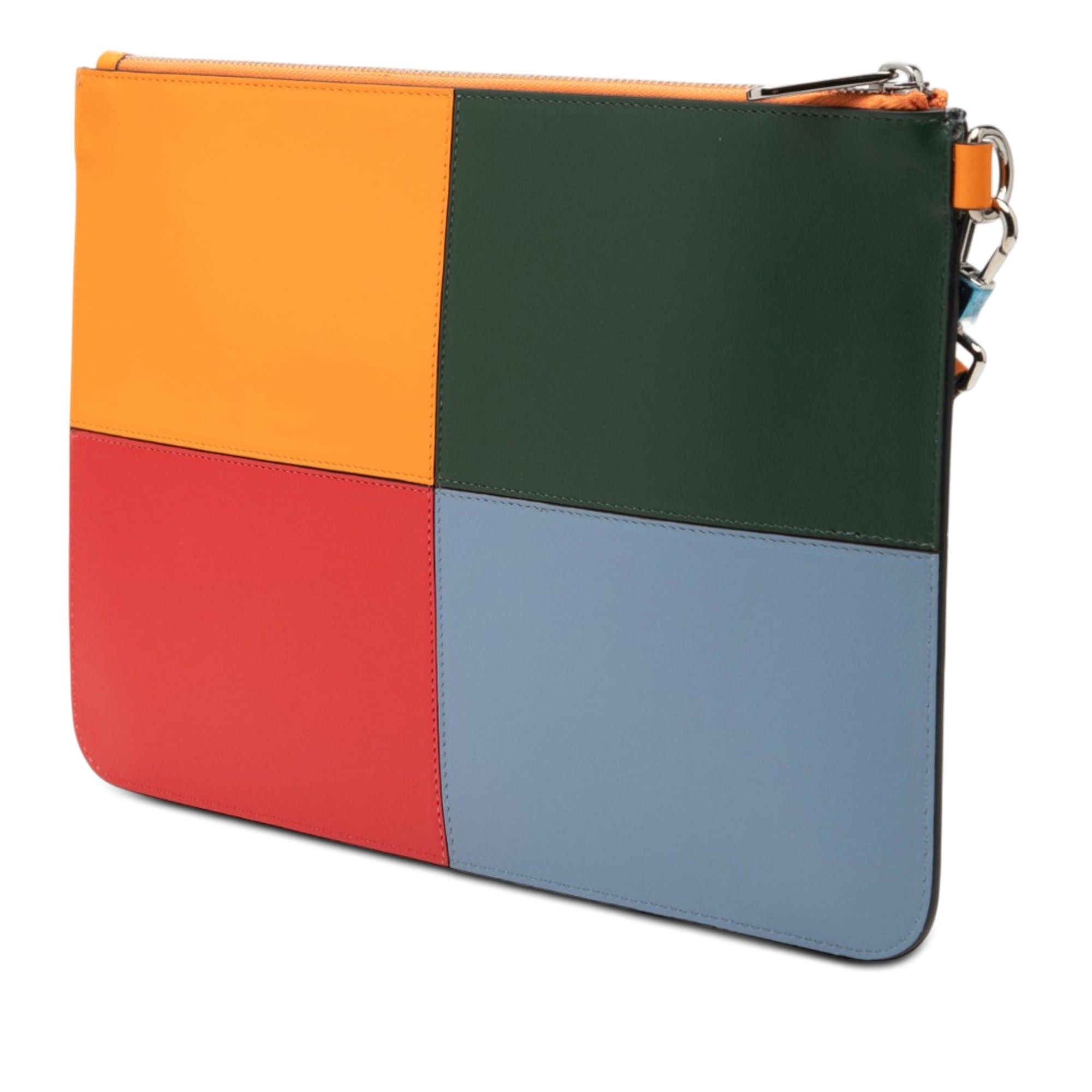 Burberry Leather Colorblock Clutch Size ONE SIZE - 2 Thumbnail