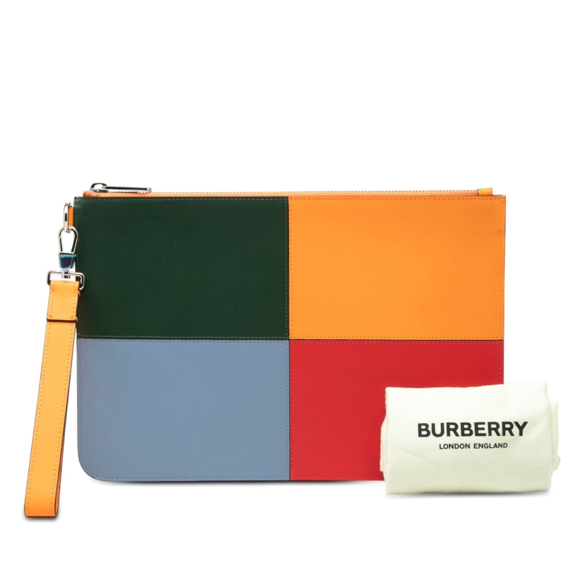 Burberry Leather Colorblock Clutch Size ONE SIZE - 8 Thumbnail
