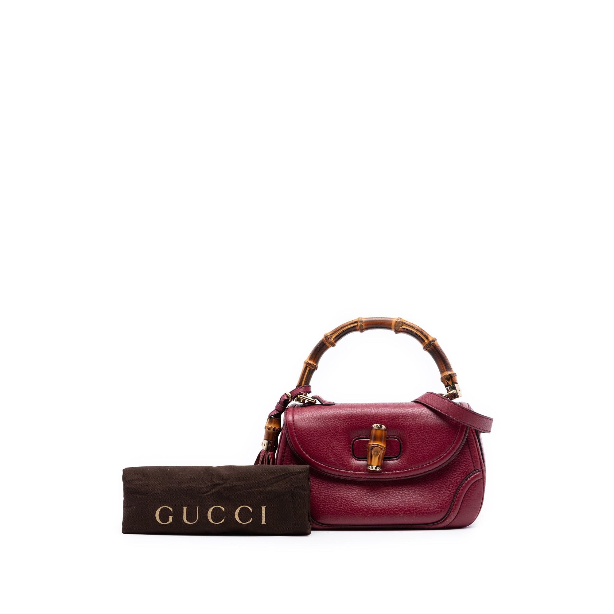 Gucci Medium Leather New Bamboo Satchel Size ONE SIZE - 8 Thumbnail