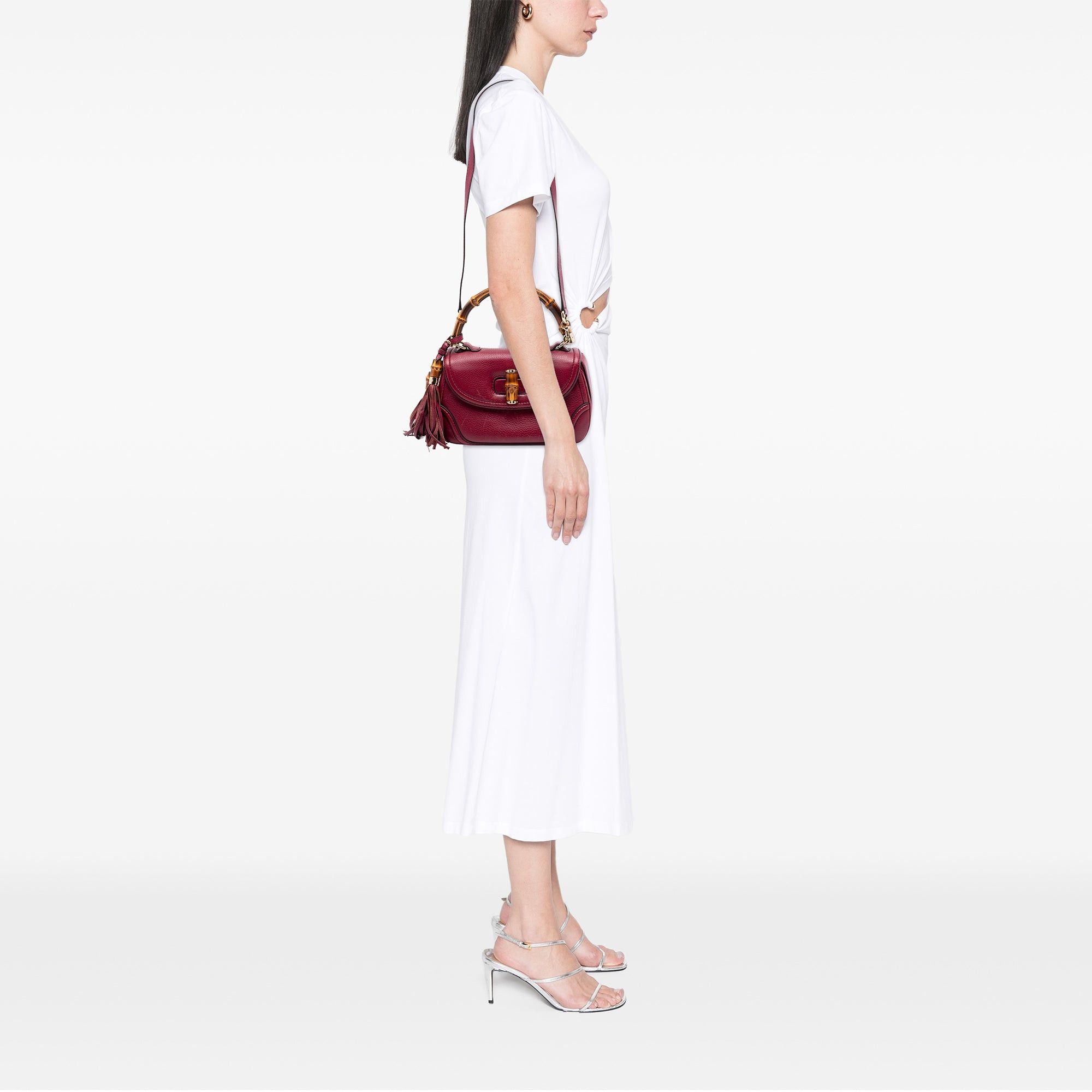 Gucci Medium Leather New Bamboo Satchel Size ONE SIZE - 7 Thumbnail