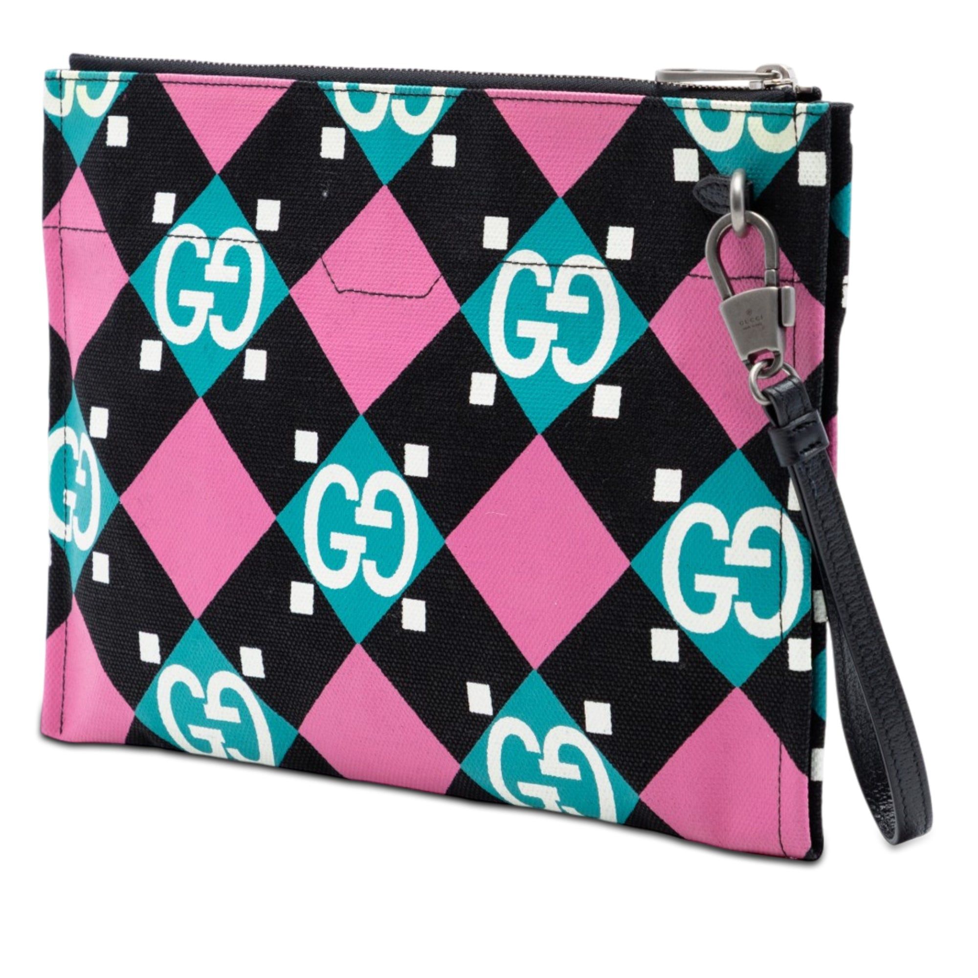 Gucci Jumbo GG Canvas Geometric Print Clutch Size ONE SIZE - 2 Thumbnail