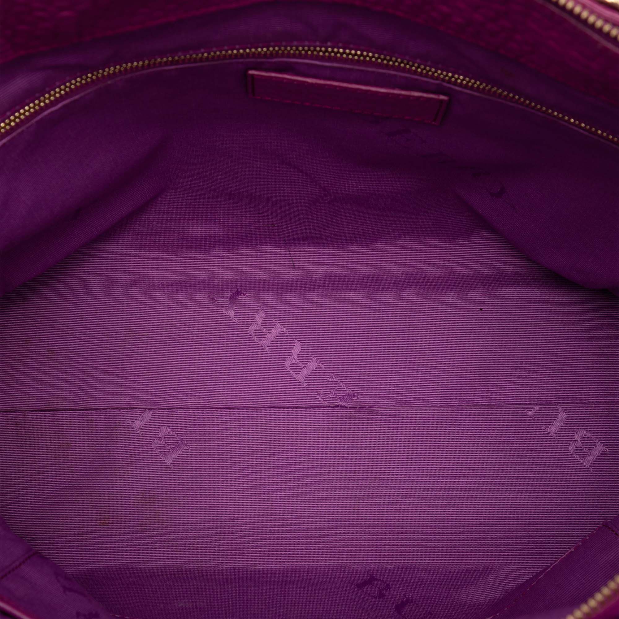 Burberry Embossed Leather Dewsbury Satchel Size ONE SIZE - 4 Thumbnail