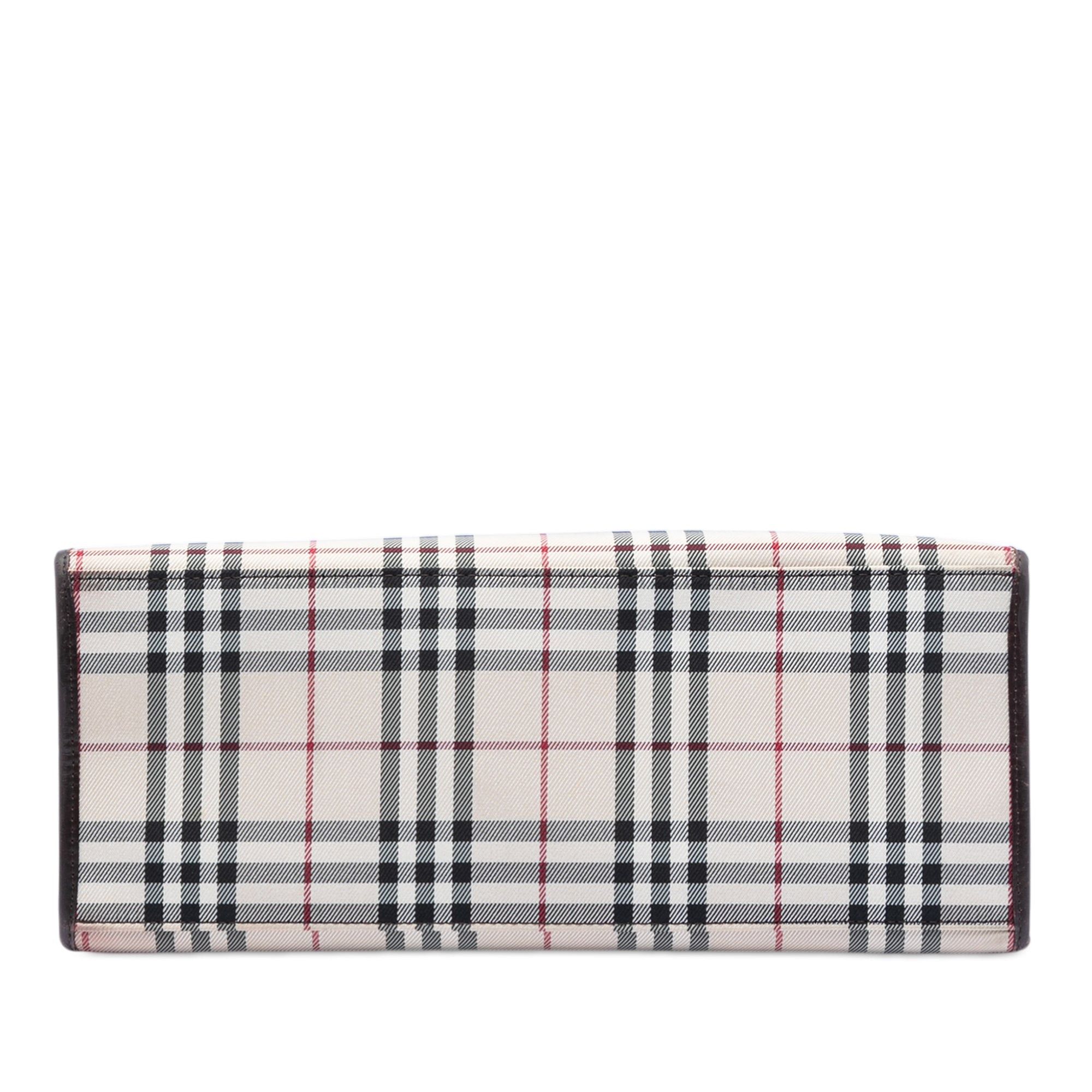 Burberry House Check Canvas Convertible Tote Size ONE SIZE - 3 Thumbnail