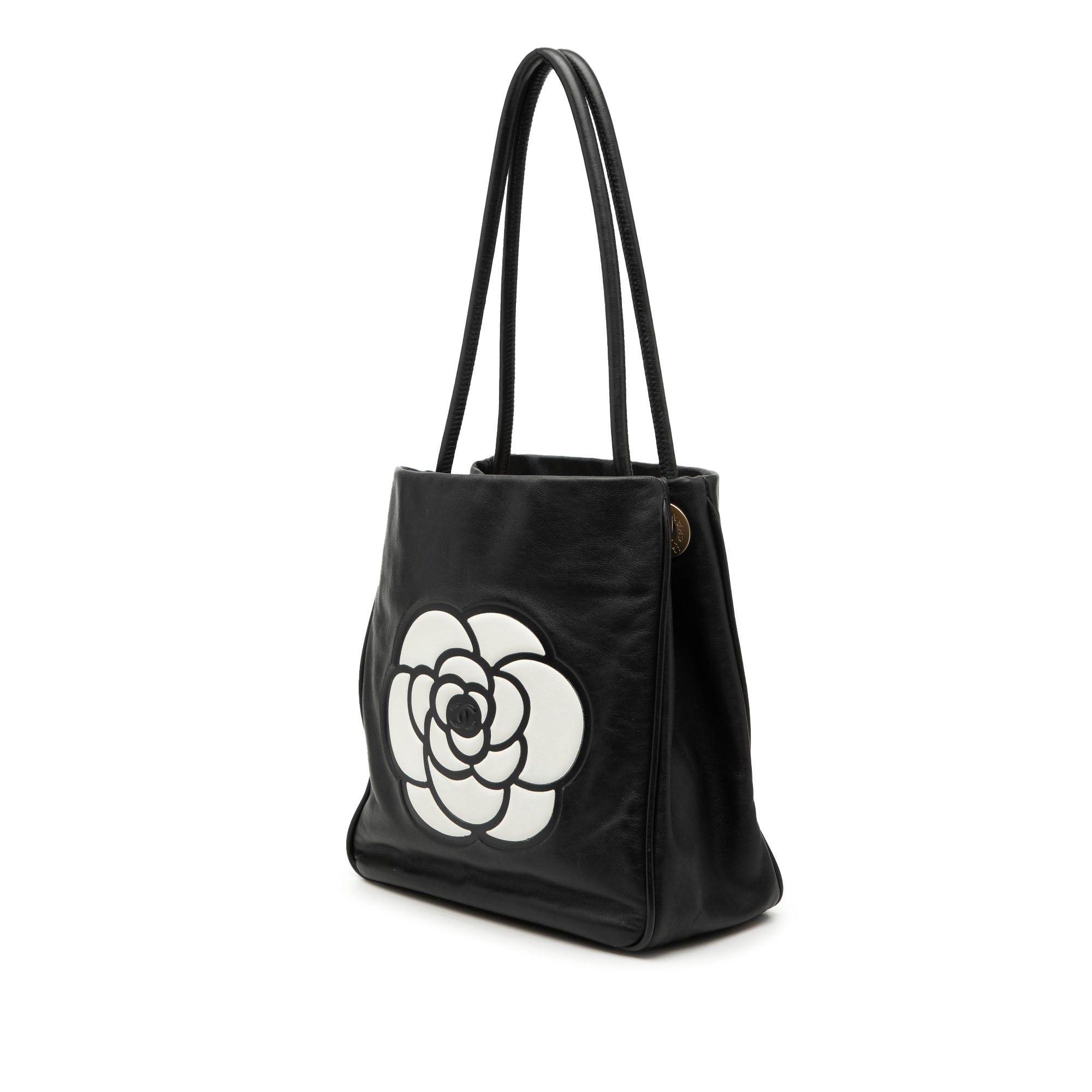 Chanel Lambskin Embossed Camellia Logo Tote Size ONE SIZE - 2 Thumbnail