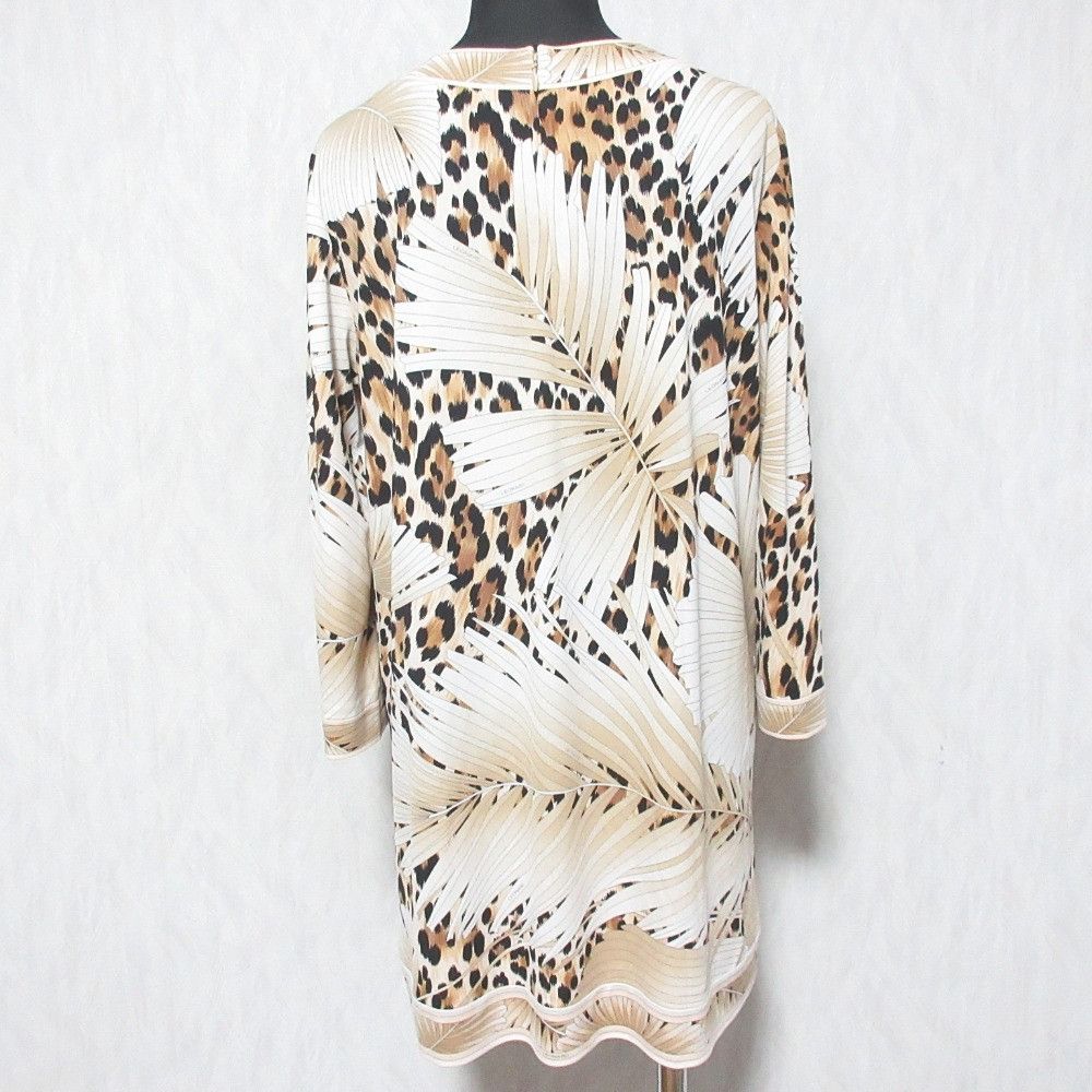 Other Leonard Leonard Fashion Leopard Stretch Top Textile Tops 0179205 DUTY FREE for USA Size ONE SIZE - 2 Thumbnail
