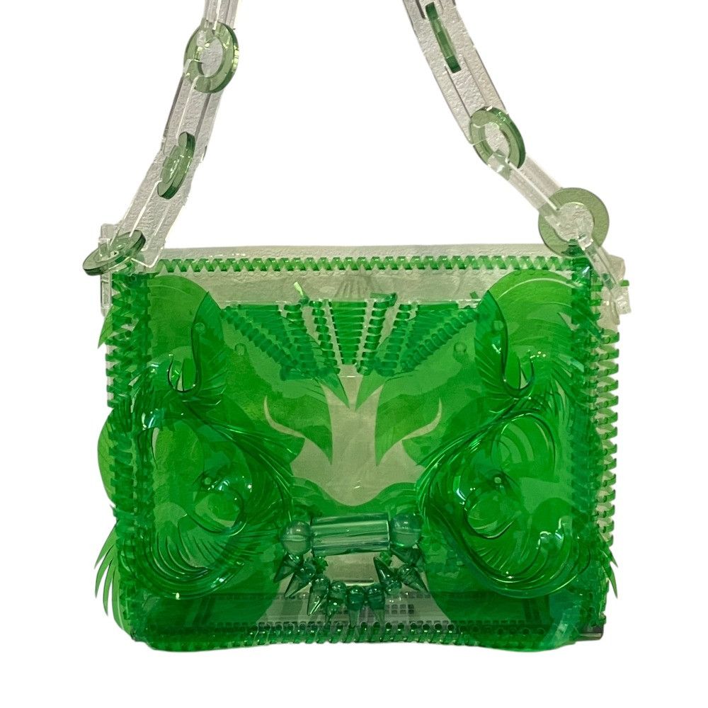 Other Mame Kurogouchi Mame Kurogouchi Clear PVC Chain Shoulder Bag Plastic / Synthetic Shoulder Bag MM7AC094 DUTY FREE for USA Size ONE SIZE - 2 Thumbnail