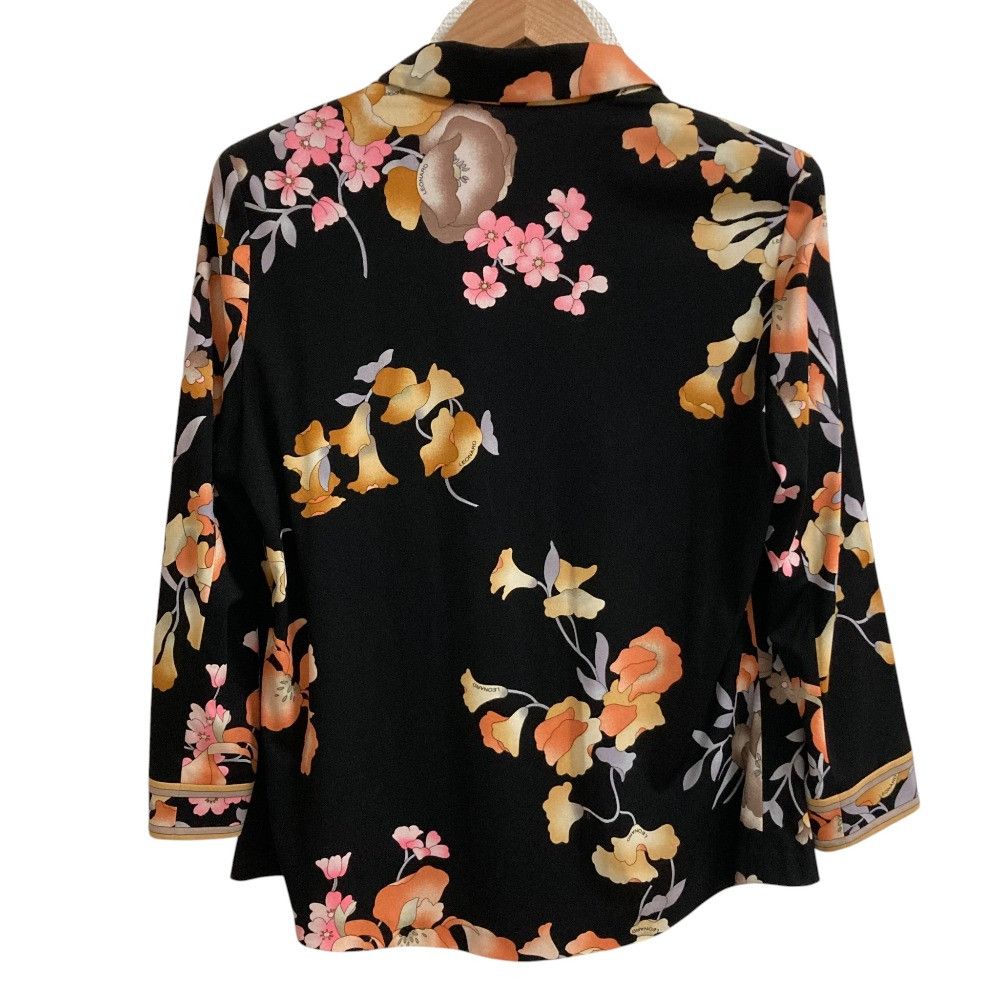 Other Leonard Leonard Fashion Flower Print Jacket Textile Outerwear DUTY FREE for USA Size ONE SIZE - 3 Thumbnail