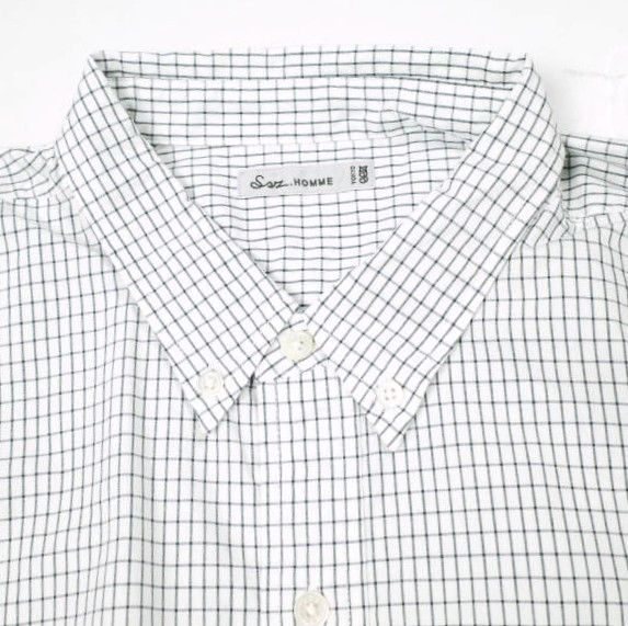 Other Beams SSZ Western Hydrodynamic Research Cotton Check Shirt Limited Textile Dress Shirt 11-11-1296-139 DUTY FREE for USA Size ONE SIZE - 4 Thumbnail