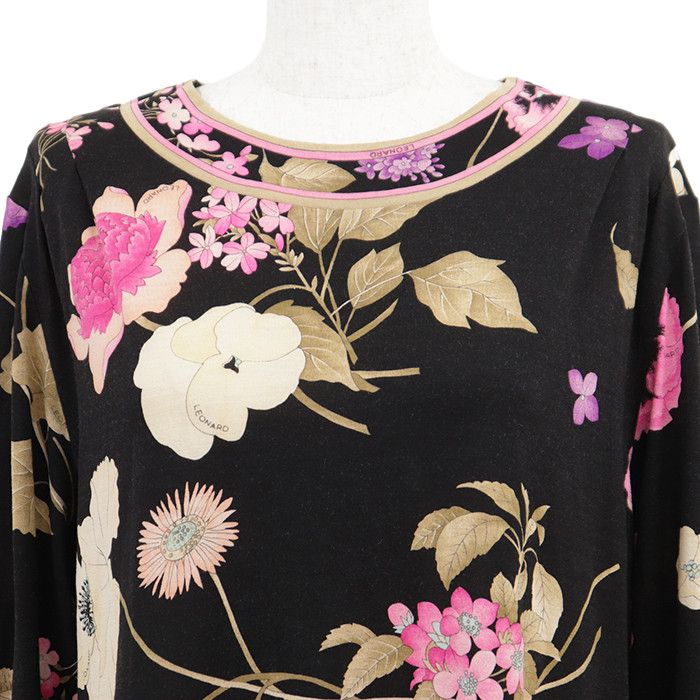 Other Leonard Leonard Silk Wool Knit Top Textile Tops DUTY FREE for USA Size ONE SIZE - 2 Thumbnail