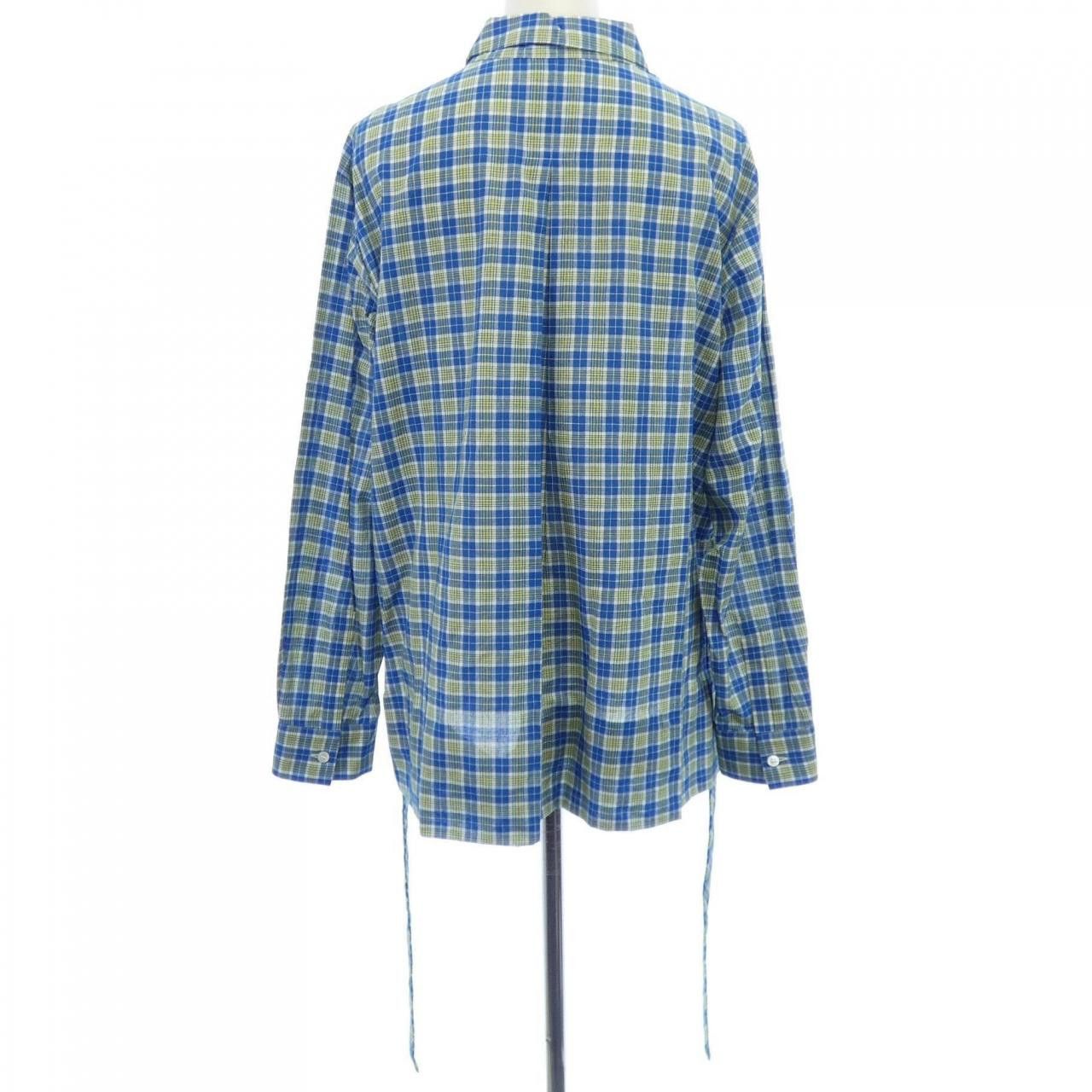 Other Yoji Yamamoto Yohji Yamamoto Cotton Shirt Textile Dress Shirt FQ-B52-009 DUTY FREE for USA Size ONE SIZE - 2 Thumbnail