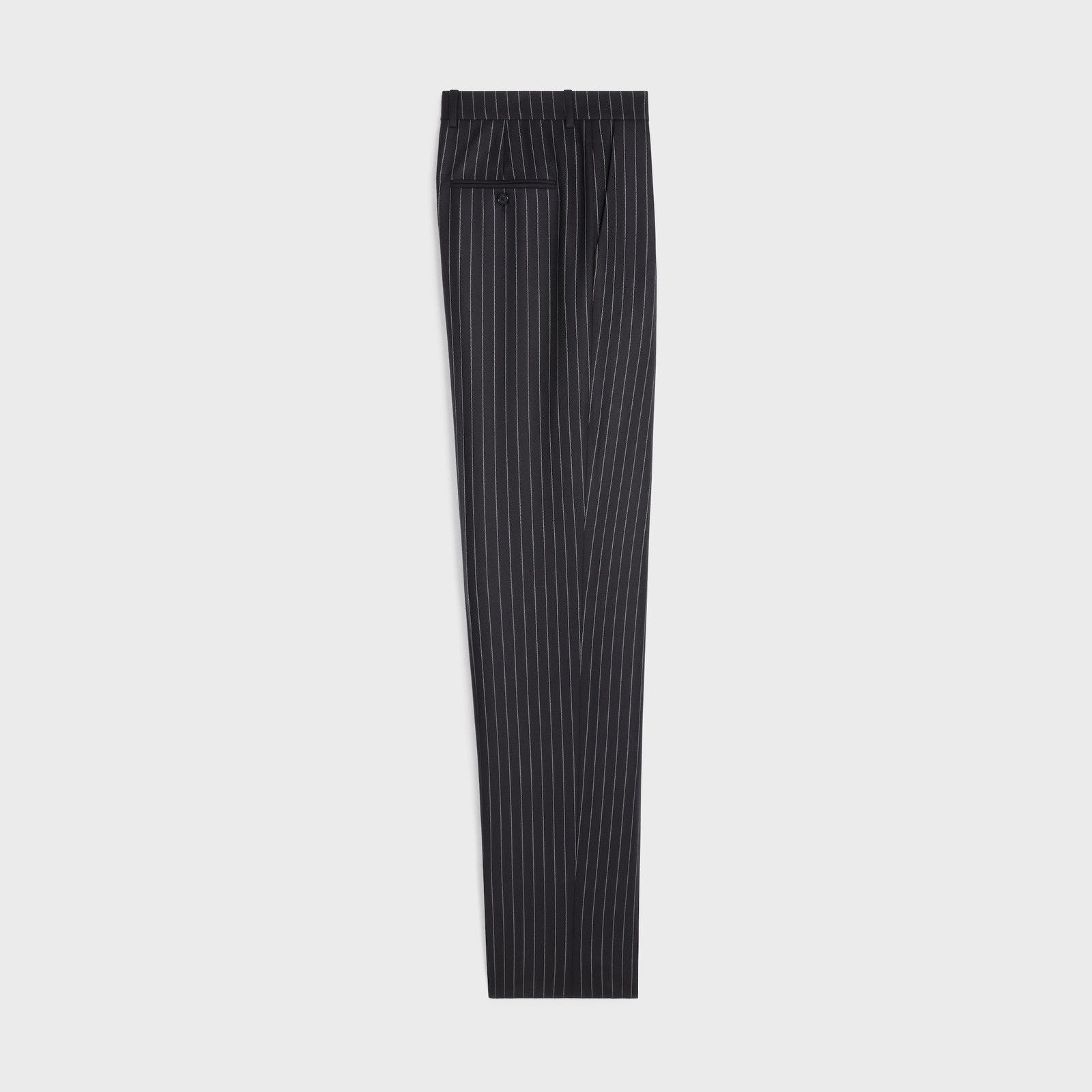 Celine keith pants in striped wool gabardine navy/craie Size US 34 / EU 50 - 2 Thumbnail