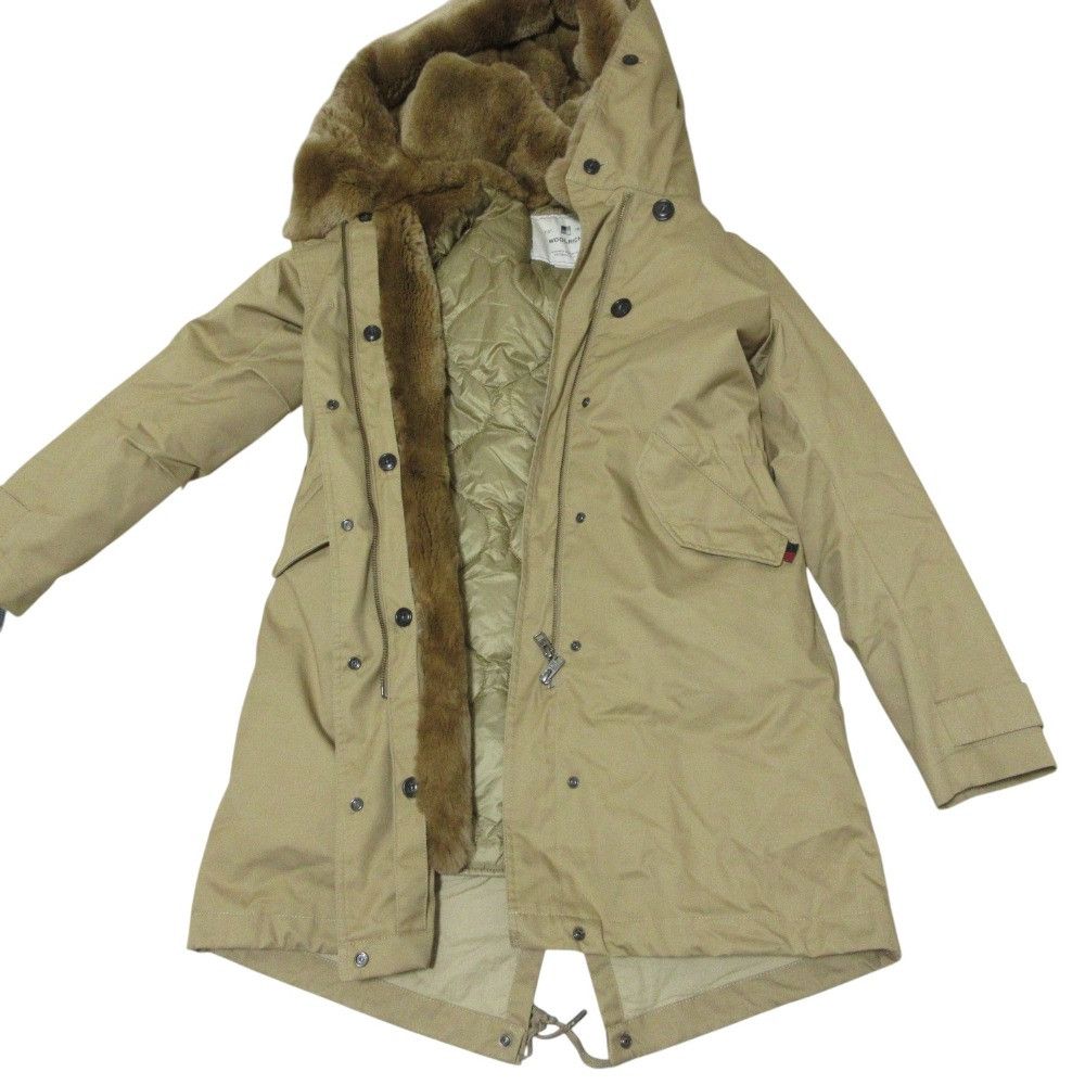 Other Woolrich WOOLRICH Rabbit Fur Padded Coat Textile Outerwear DUTY FREE for USA Size ONE SIZE - 7 Thumbnail