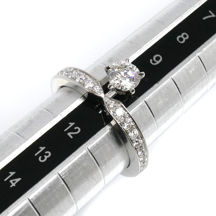 Other Chaumet Chaumet Josephine Eclat d’Eternite Pt950 Platinum Diamond Ring Size 10.5 Precious Metal Ring DUTY FREE for USA Size ONE SIZE - 6 Thumbnail