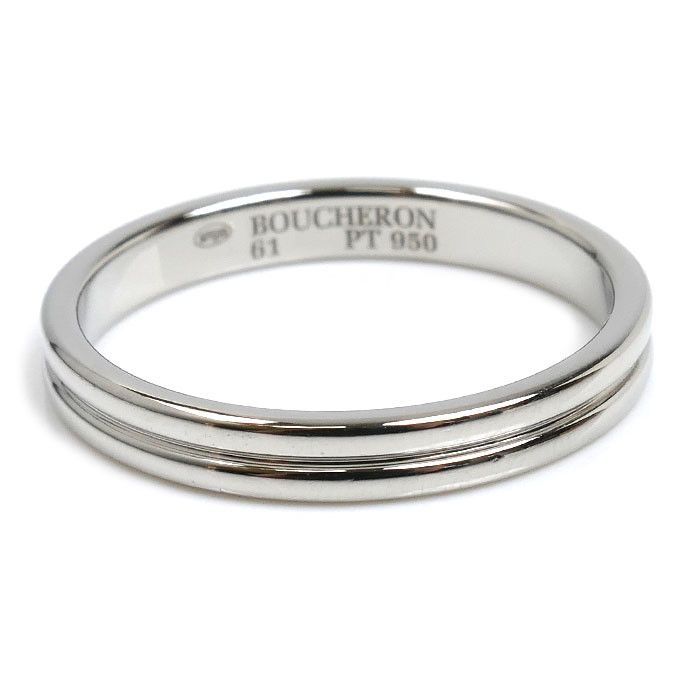 Other Boucheron Boucheron Godron Pt950 Platinum Ring Size 61 Precious Metal Ring JAL00113 DUTY FREE for USA Size ONE SIZE - 3 Thumbnail