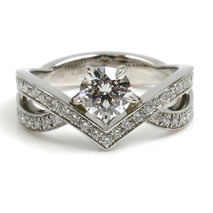 Other Chaumet Chaumet Josephine Amour D’Aigrette Pt950 Diamond Ring Size 8 Precious Metal Ring J84089 DUTY FREE for USA Size ONE SIZE - 3 Thumbnail