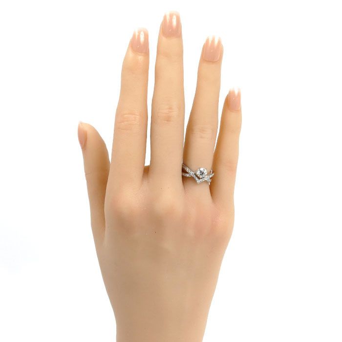 Other Chaumet Chaumet Josephine Amour D’Aigrette Pt950 Diamond Ring Size 8 Precious Metal Ring J84089 DUTY FREE for USA Size ONE SIZE - 7 Thumbnail