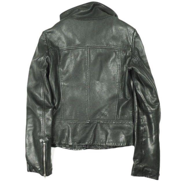Other All Saints AllSaints BALES BIKER Lamb Leather Jacket Leather Outerwear WL116E DUTY FREE for USA Size ONE SIZE - 2 Thumbnail