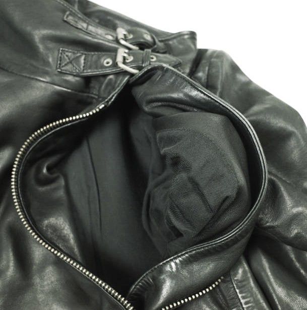 Other All Saints AllSaints BALES BIKER Lamb Leather Jacket Leather Outerwear WL116E DUTY FREE for USA Size ONE SIZE - 8 Thumbnail