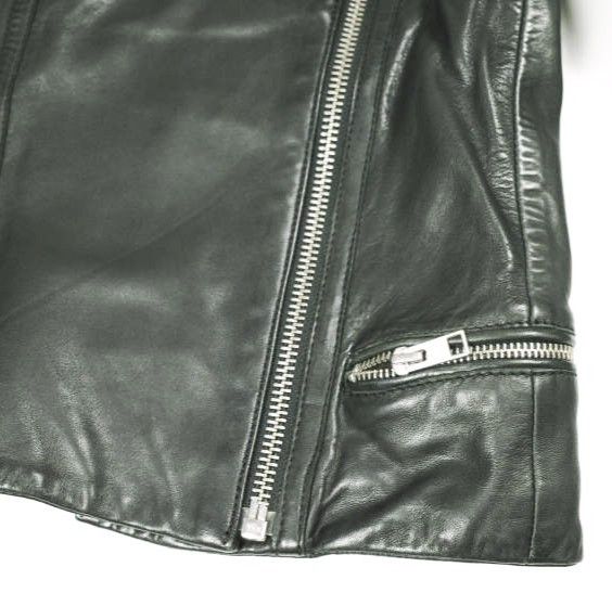 Other All Saints AllSaints BALES BIKER Lamb Leather Jacket Leather Outerwear WL116E DUTY FREE for USA Size ONE SIZE - 7 Thumbnail