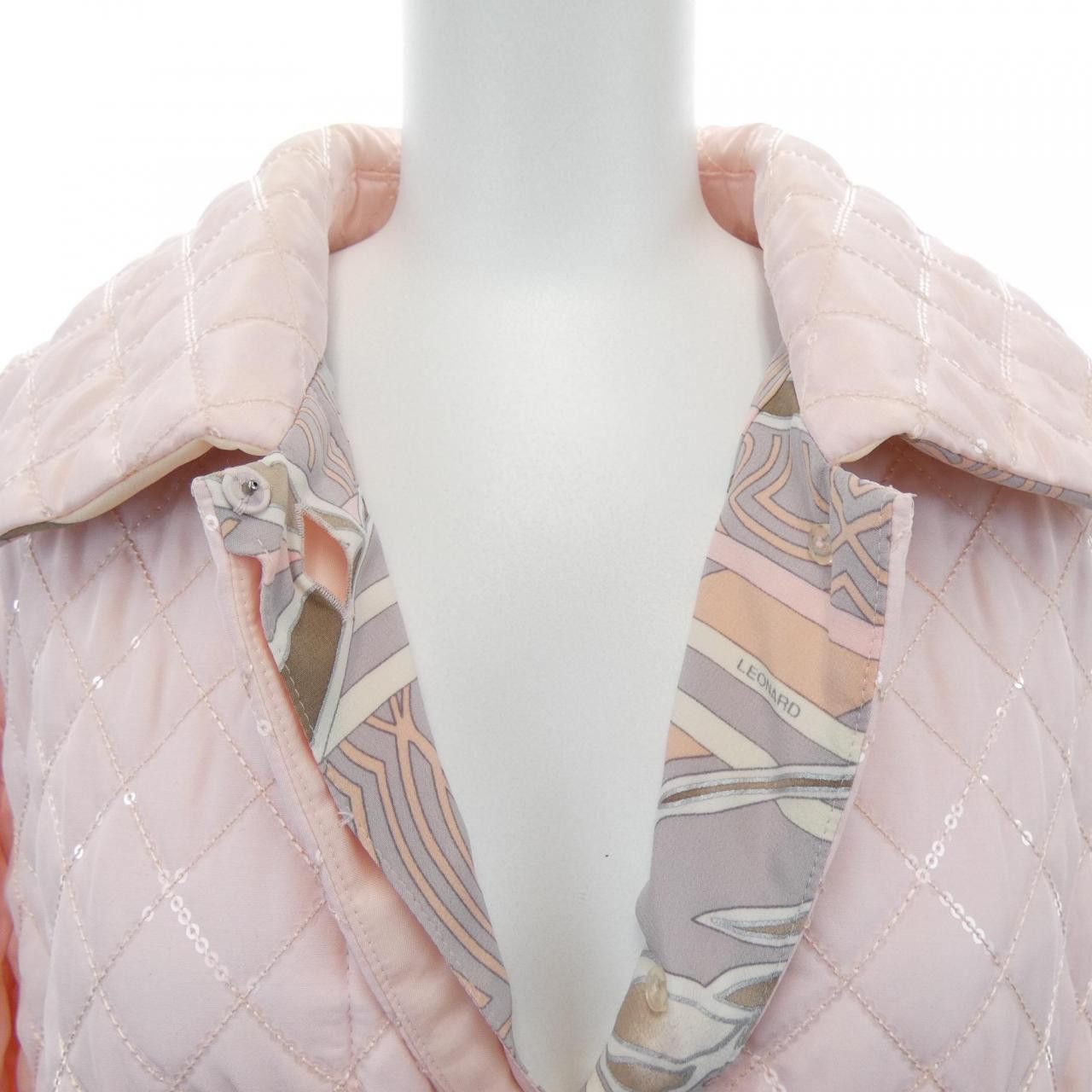 Other Leonard LEONARD Silk Coat Textile Outerwear 0378151 DUTY FREE for USA Size ONE SIZE - 5 Thumbnail