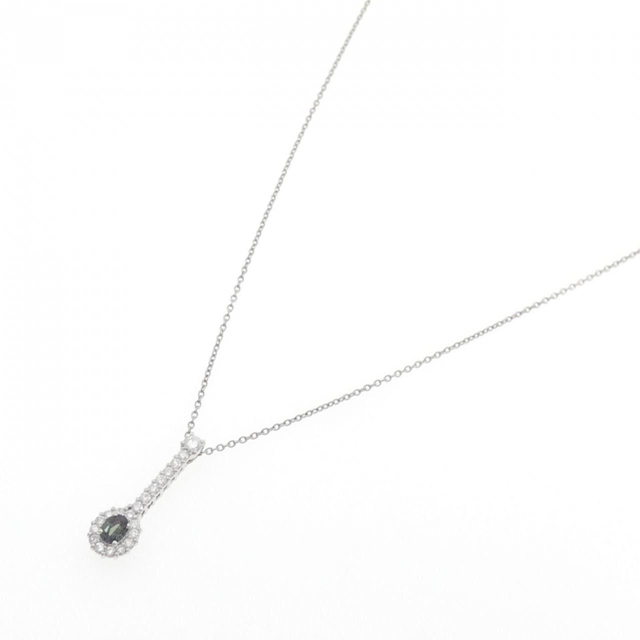 Other Tasaki Tasaki Platinum Alexandrite Diamond Necklace Precious Metal Necklace DUTY FREE for USA Size ONE SIZE - 2 Thumbnail