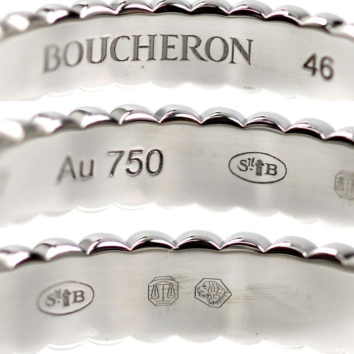 Other Boucheron Boucheron Quatre Grosgrain Au750 Ring Size 46 Precious Metal Ring JAL01170 DUTY FREE for USA Size ONE SIZE - 5 Thumbnail