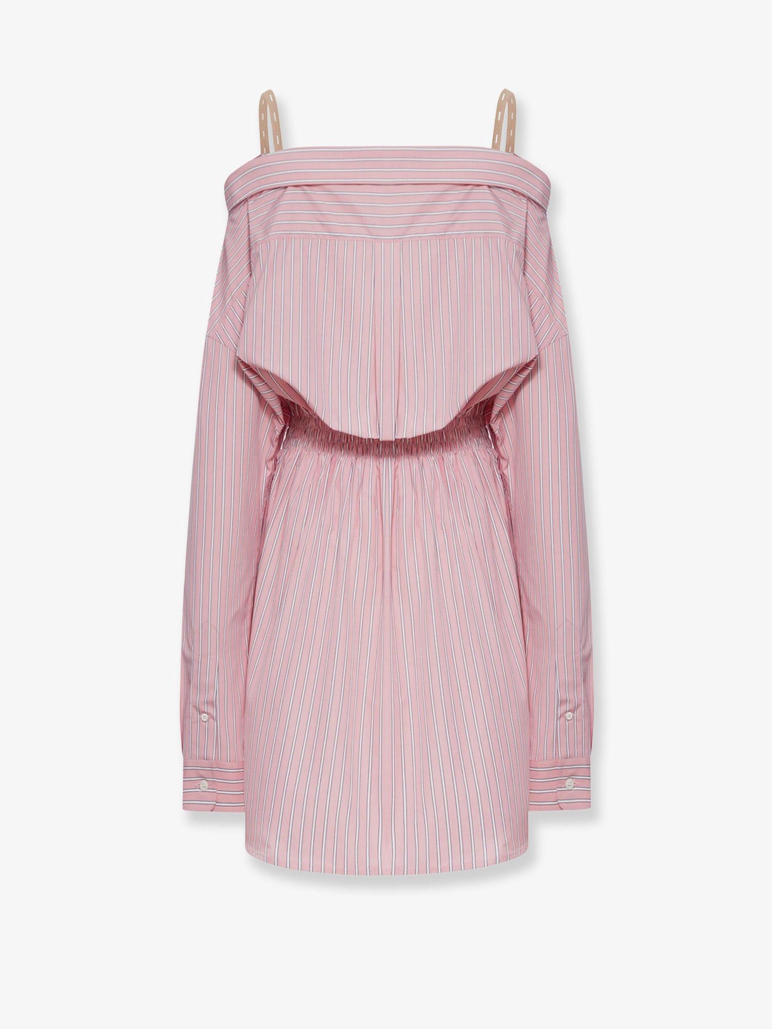 Miu Miu Miu Miu Striped cotton shirt dress Tag Size IT 42 Women - USA Tariffs Included Size M / US 6-8 / IT 42-44 - 2 Thumbnail