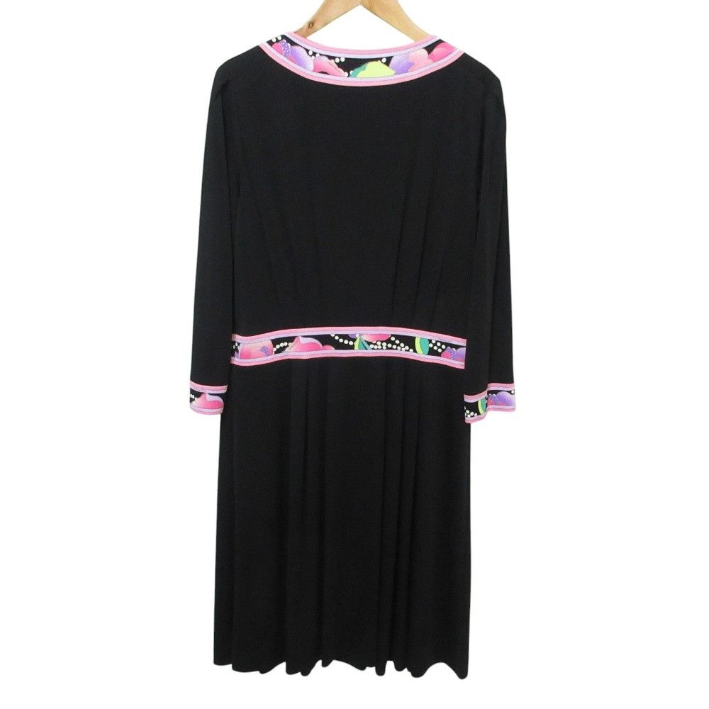 Other Leonard LEONARD FASHION Flower Print Dress Textile Dresses DUTY FREE for USA Size ONE SIZE - 2 Thumbnail