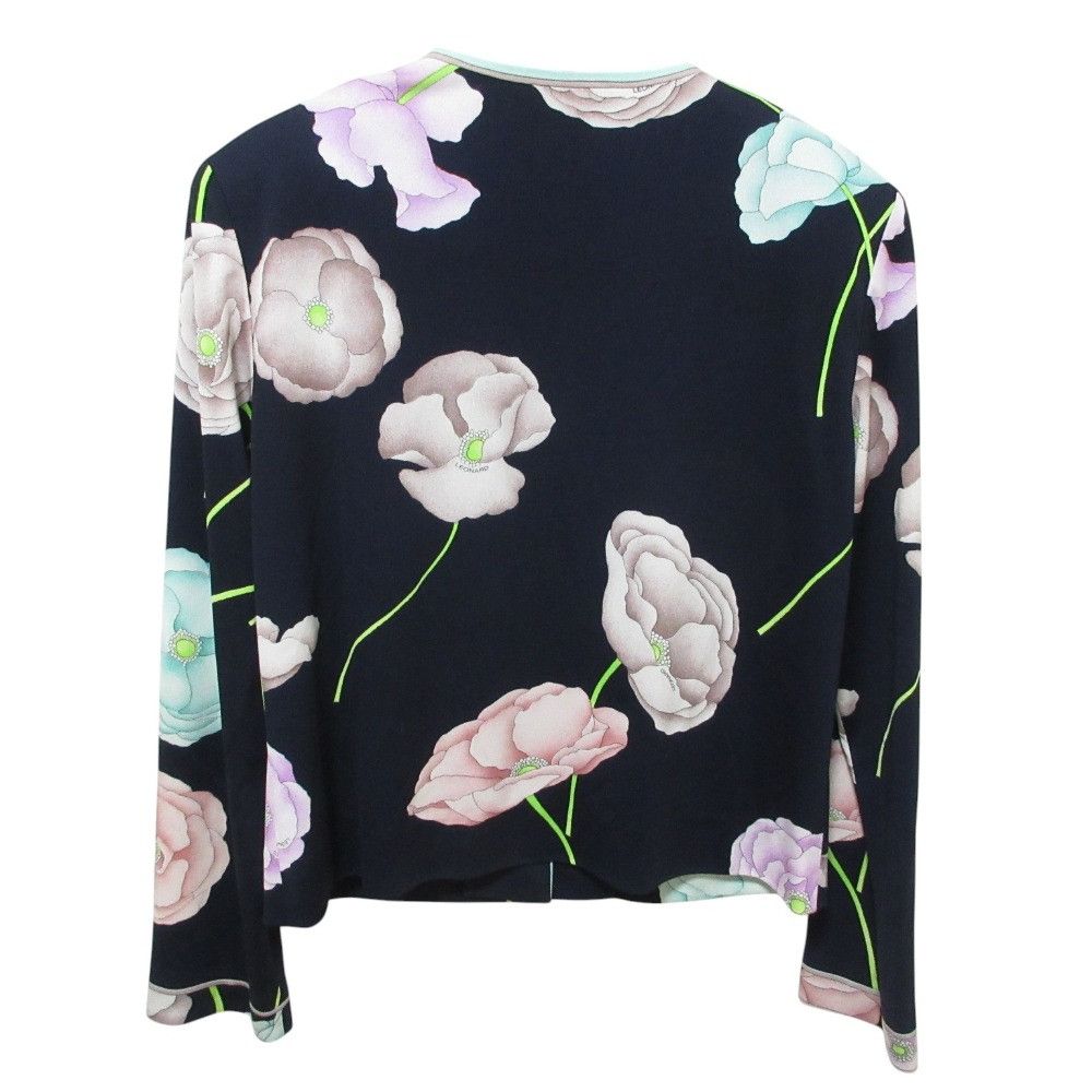 Other Leonard LEONARD FASHION floral print collarless jacket Textile Outerwear DUTY FREE for USA Size ONE SIZE - 2 Thumbnail