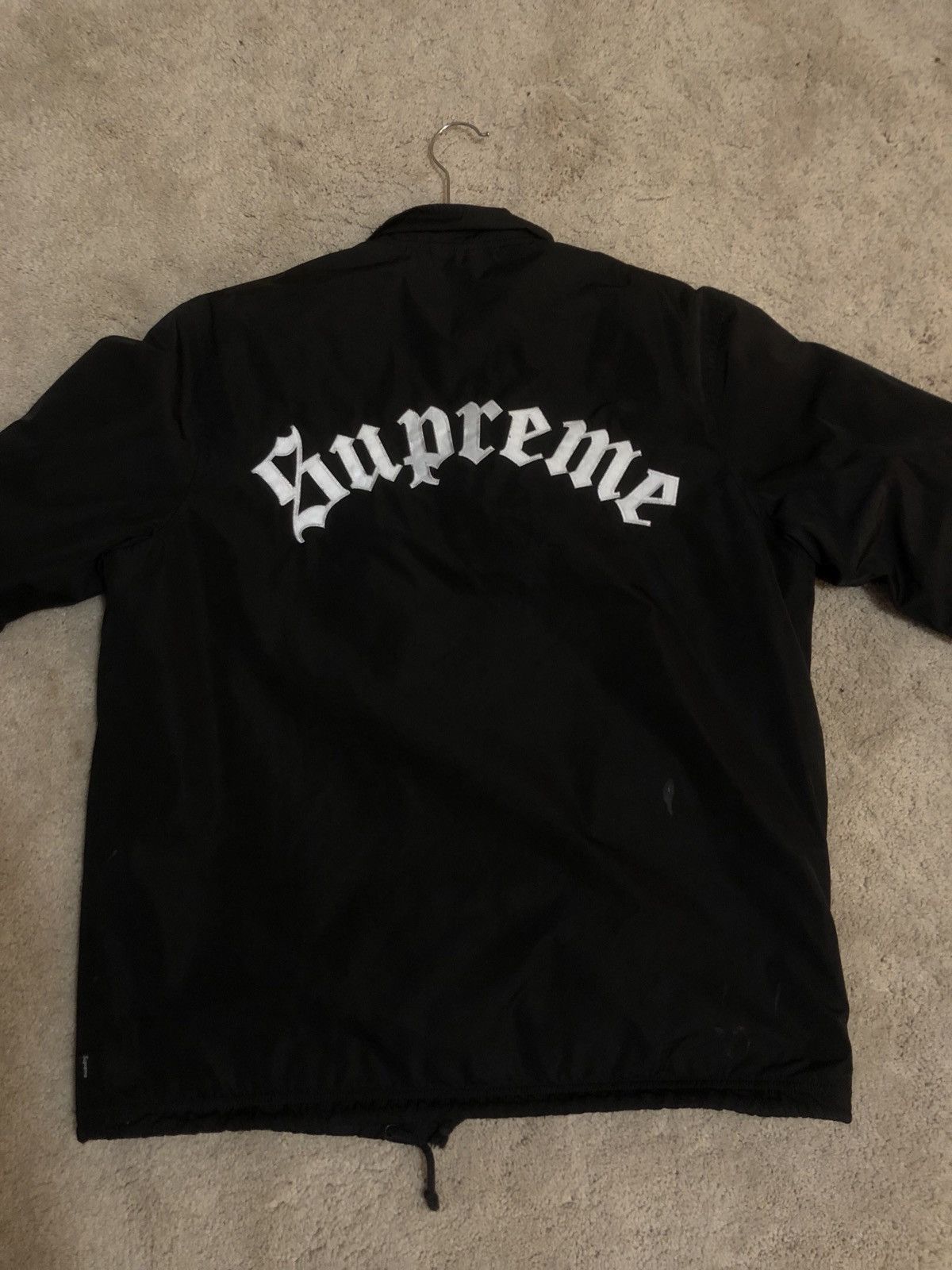 Supreme Supreme Old English Coaches Jacket | Grailed