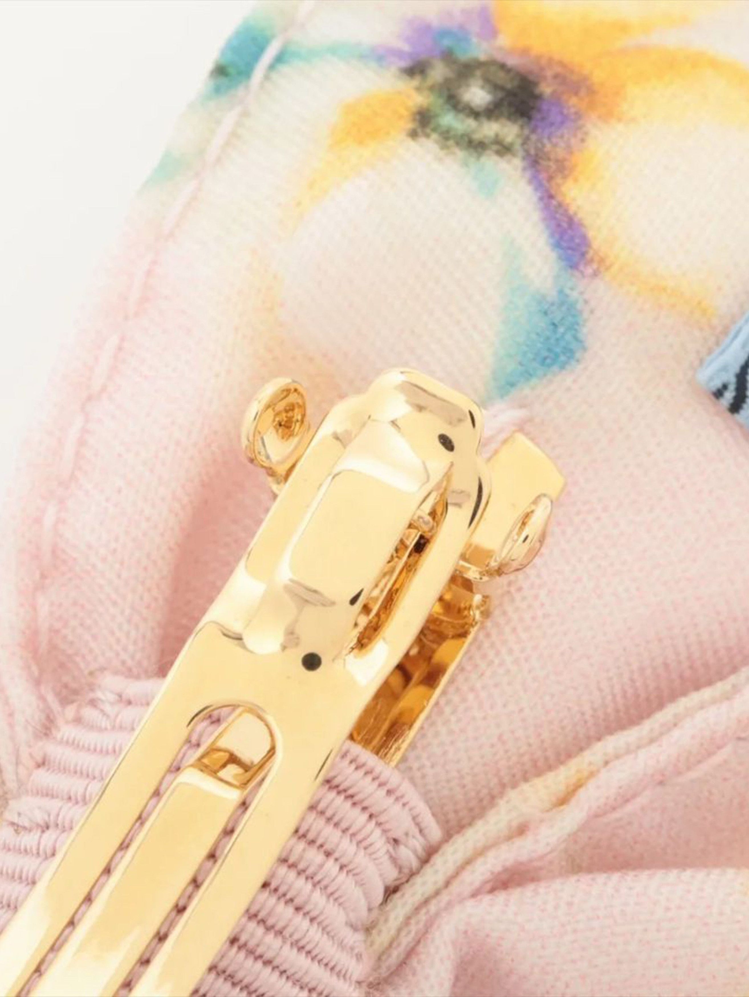 Prada Pink floral bow hair clip Size ONE SIZE - 4 Thumbnail