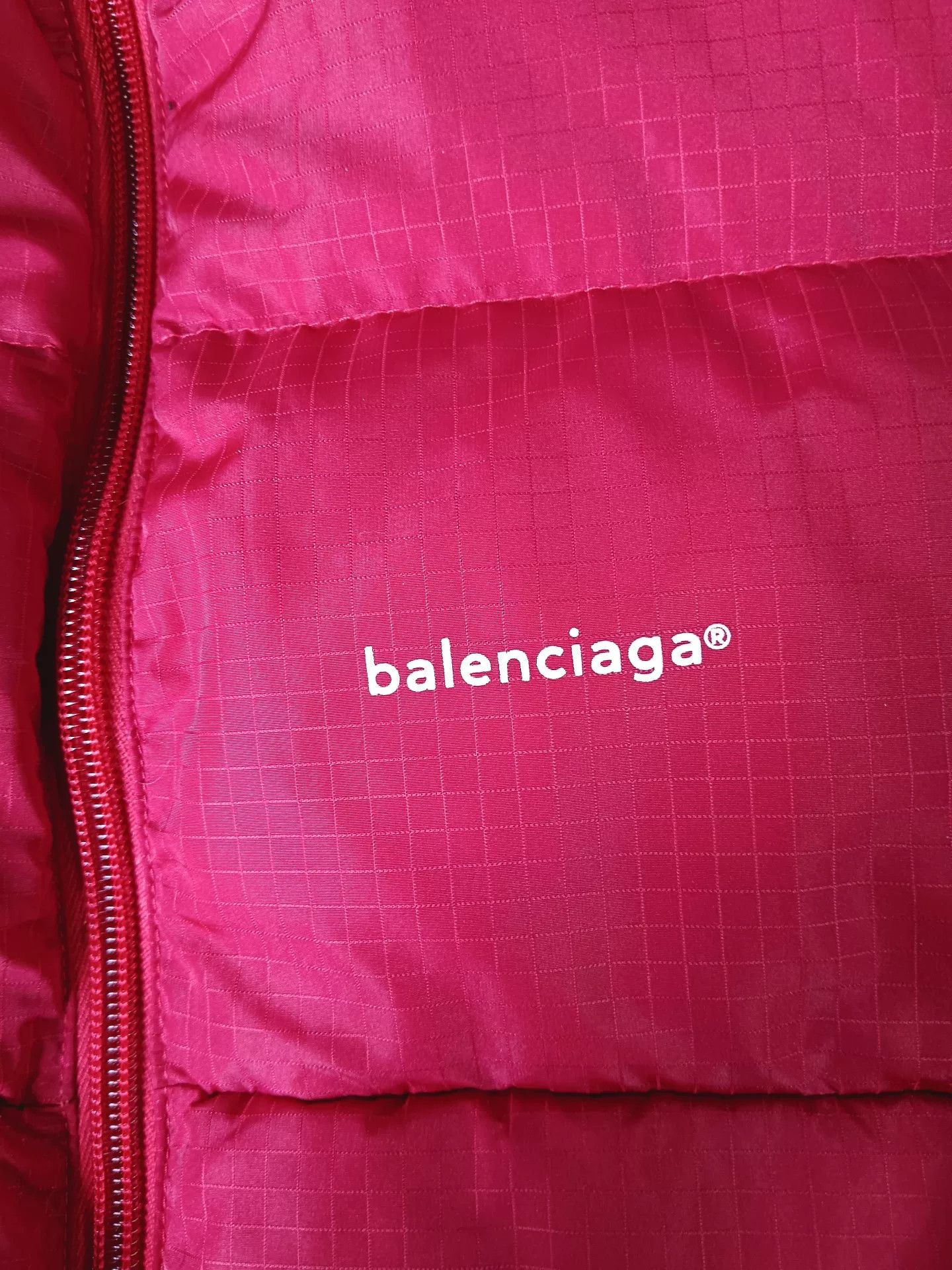 Balenciaga Balenciaga Red Quilted Puffer Jacket Size 48 Size US M / EU 48-50 / 2 - 3 Thumbnail