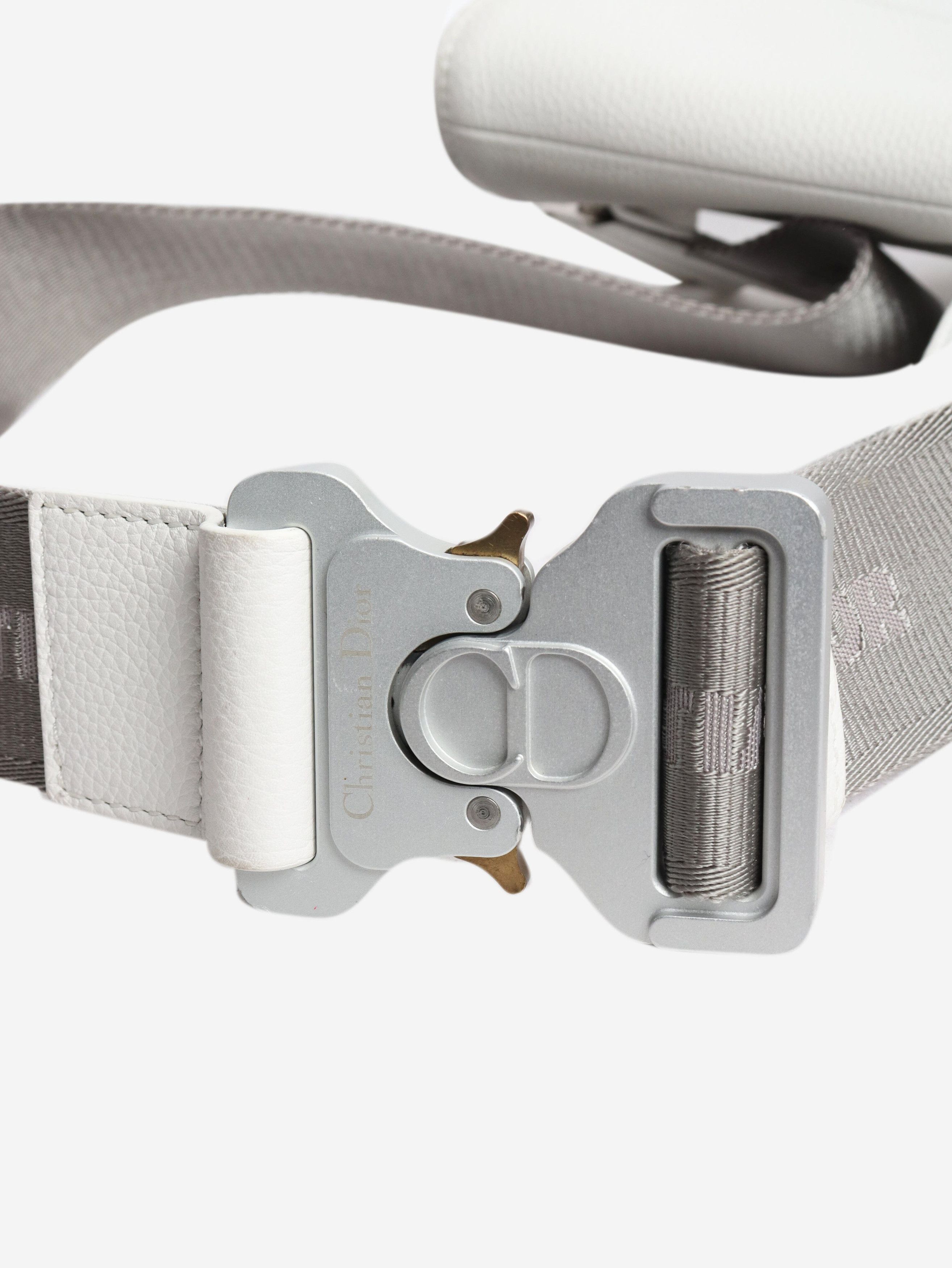 Dior White 2019 Saddle crossbody bag Size ONE SIZE - 3 Thumbnail