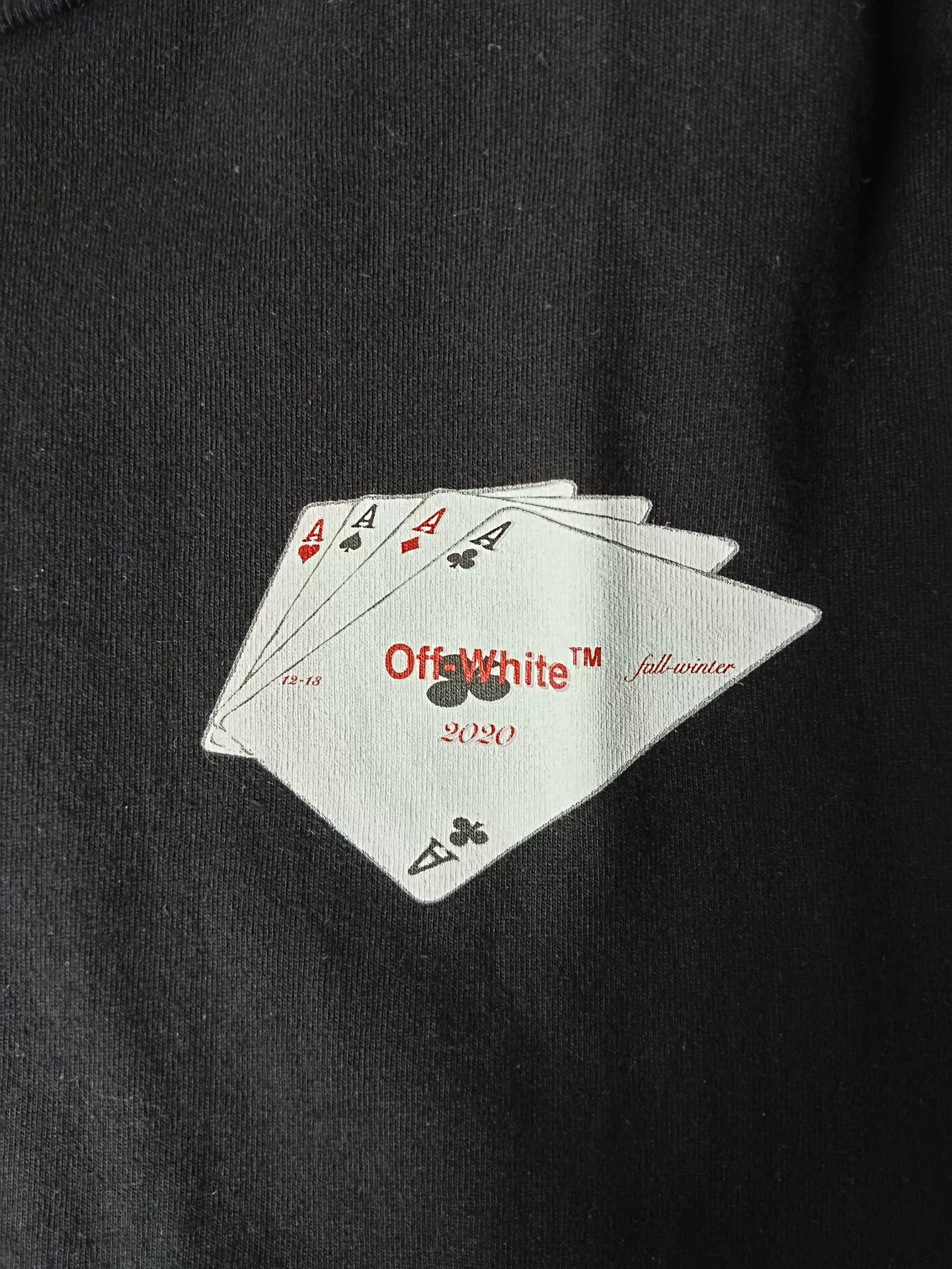 Off-White Off-White Poker Cards Graphic T-Shirt S Size US S / EU 44-46 / 1 - 3 Thumbnail