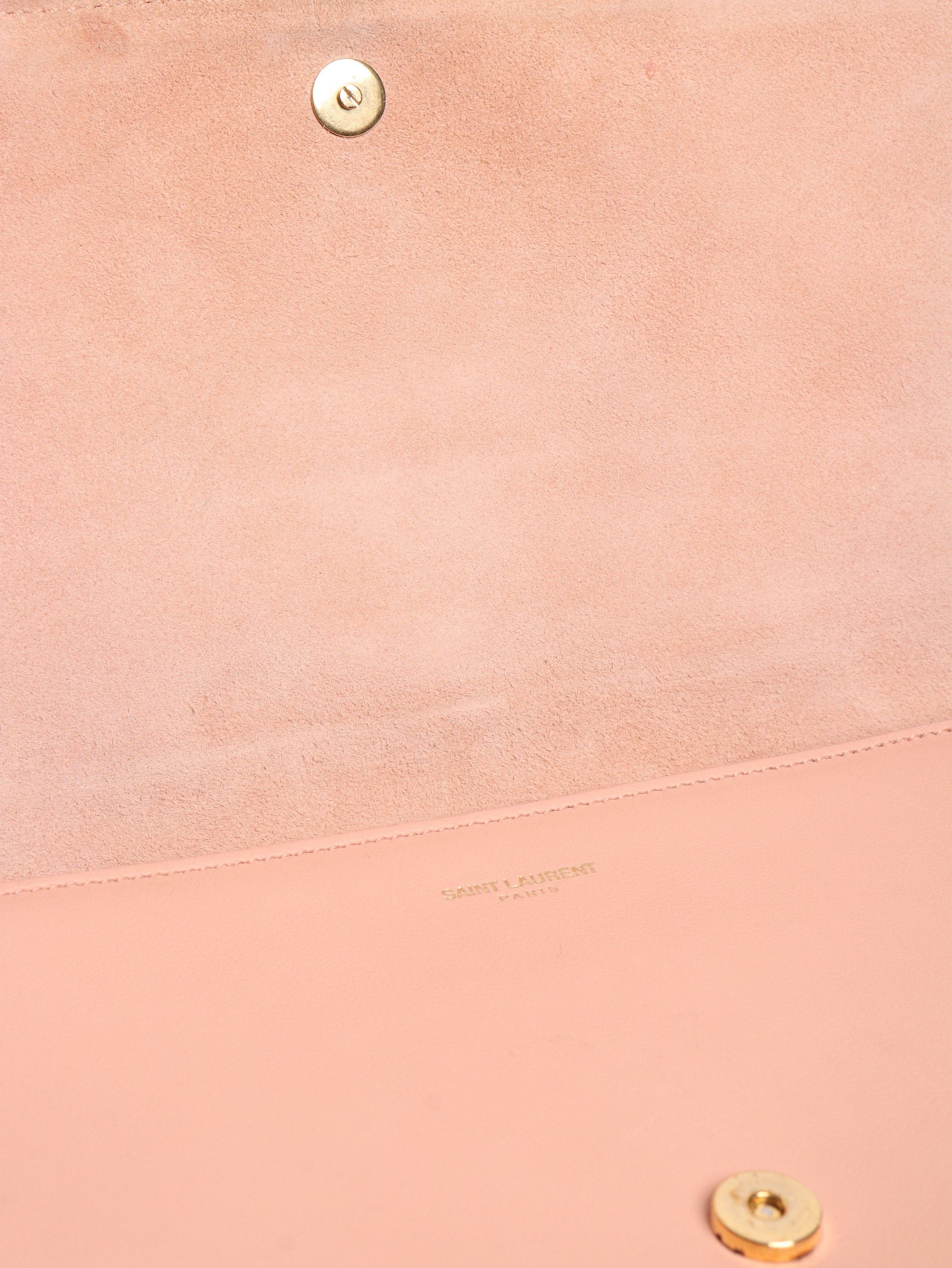 Other Peach Chyc leather clutch Size ONE SIZE - 6 Thumbnail
