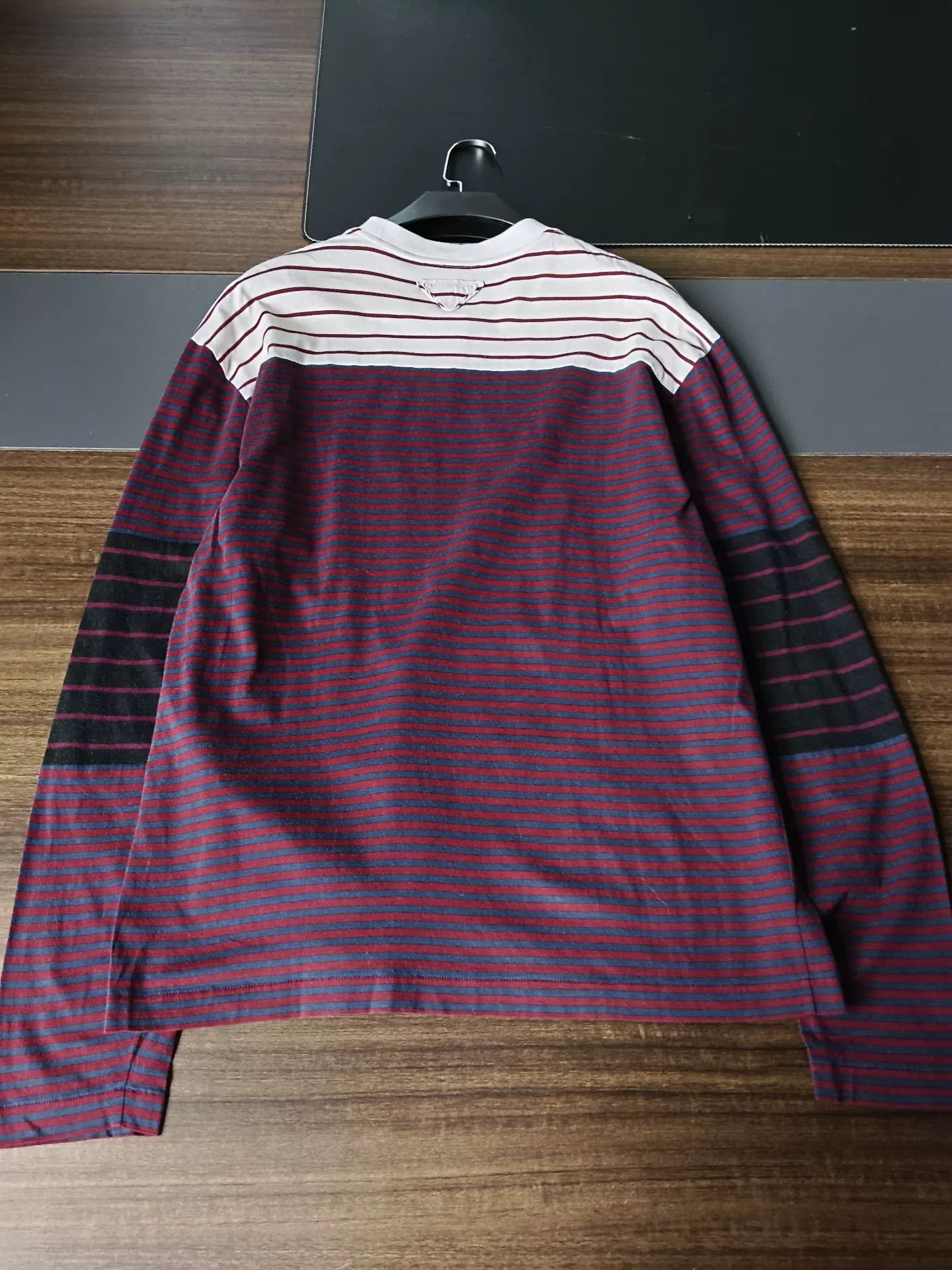 Prada Prada Striped Long Sleeve T-Shirt Size S Size US S / EU 44-46 / 1 - 6 Thumbnail