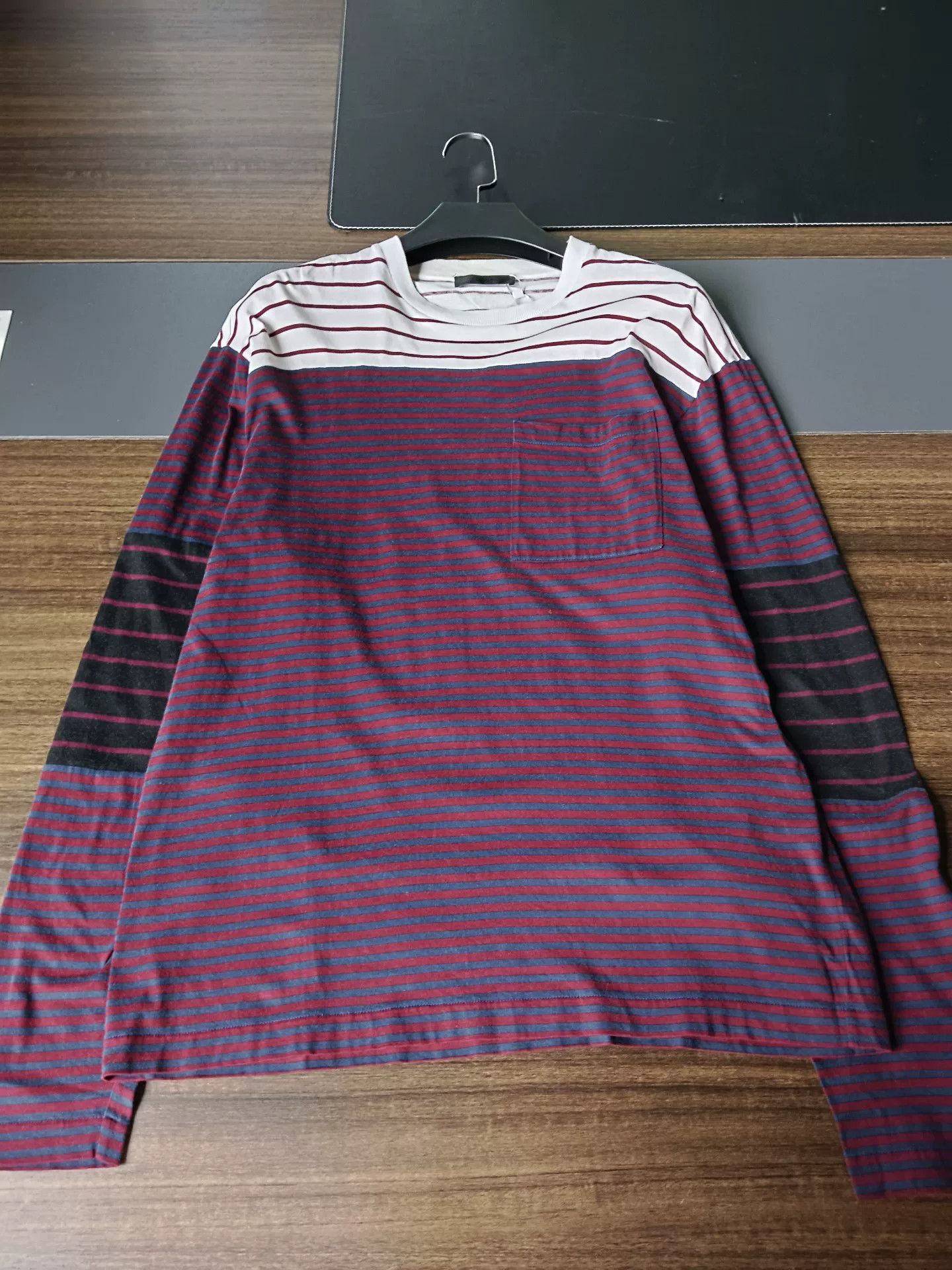 Prada Prada Striped Long Sleeve T-Shirt Size S Size US S / EU 44-46 / 1 - 2 Thumbnail