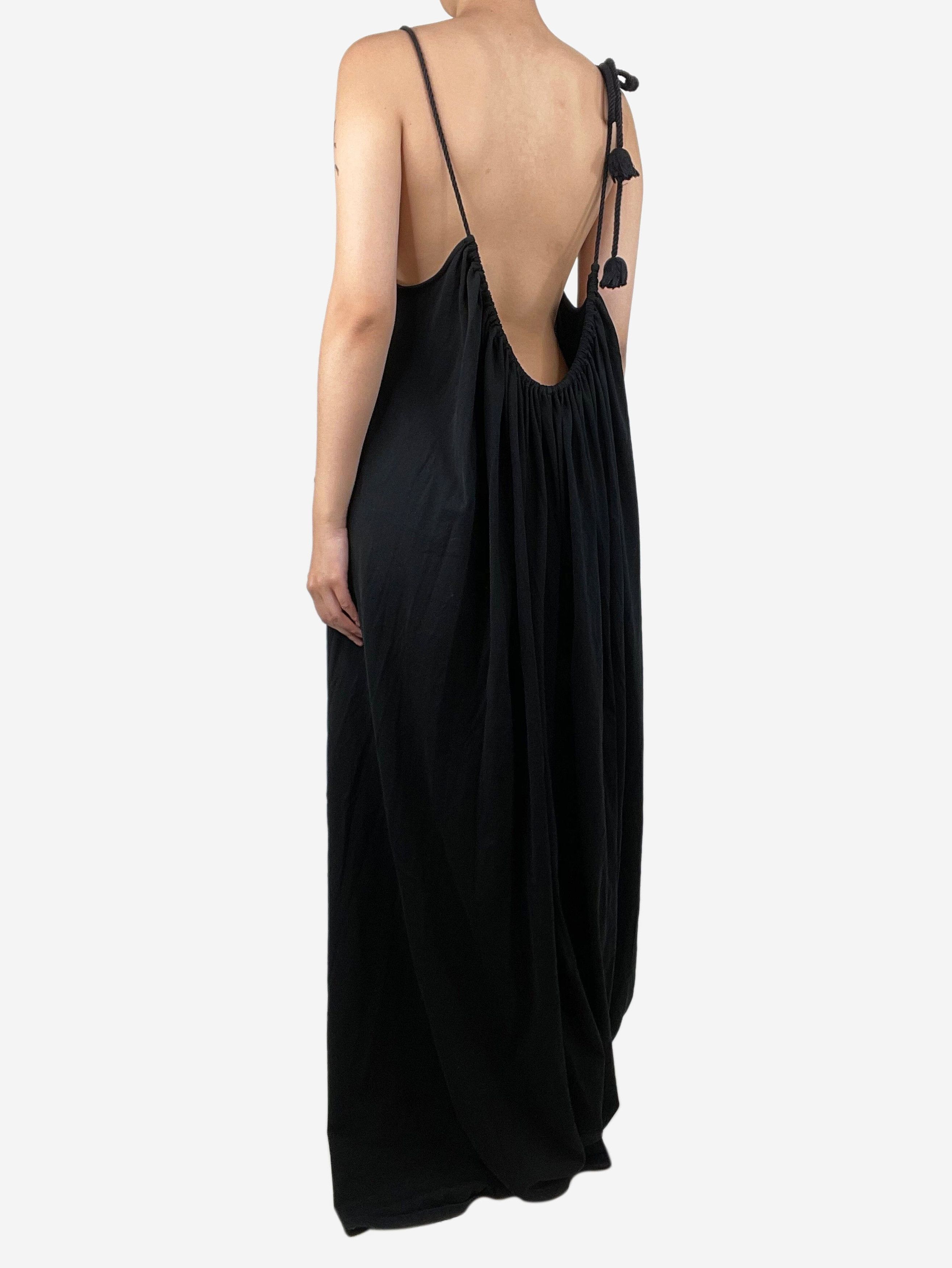 The Row Black cotton maxi dress - L Size L / US 10 / IT 46 - 2 Thumbnail