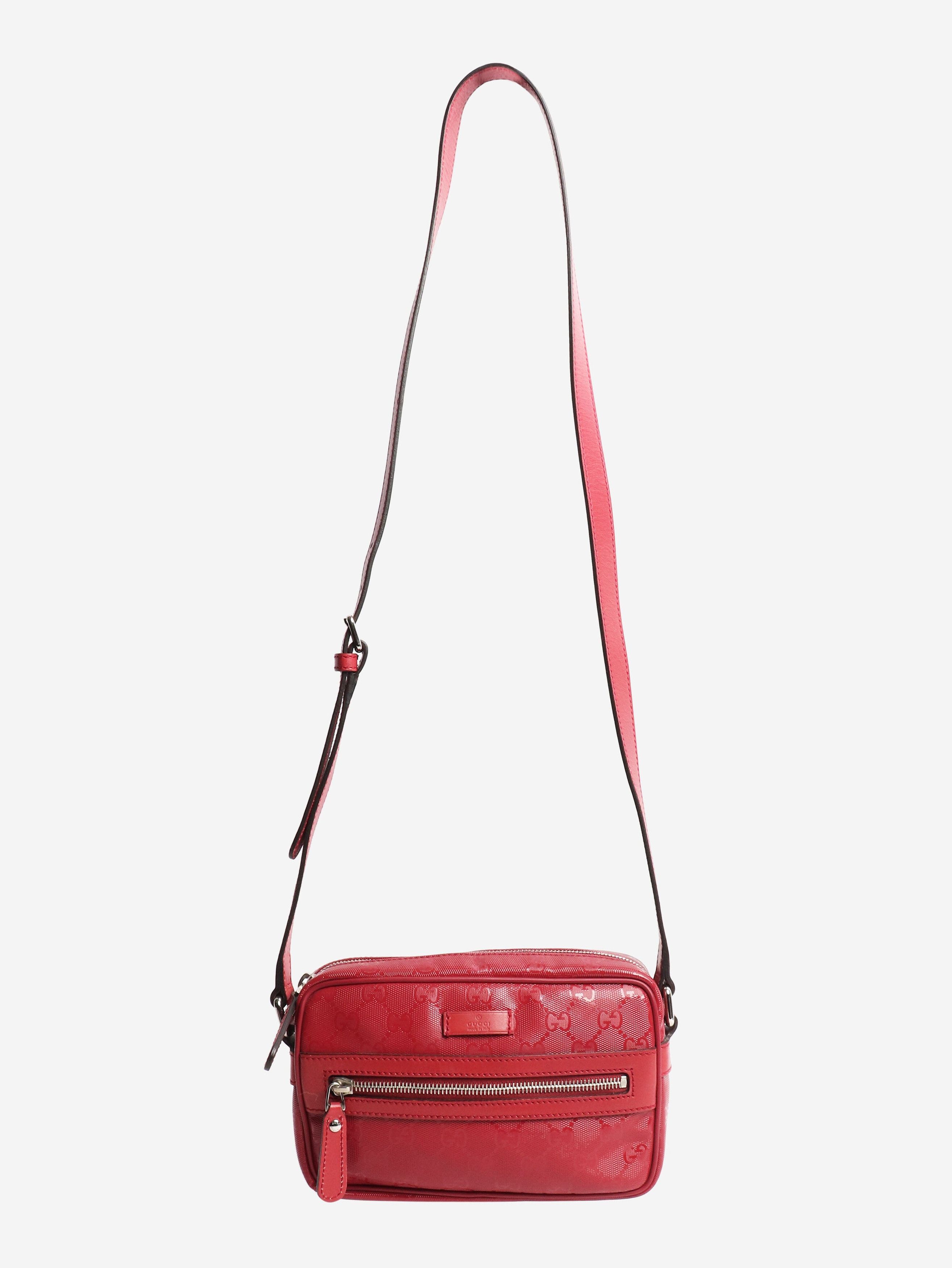 Gucci Red GG coated canvas bag Size ONE SIZE - 2 Thumbnail