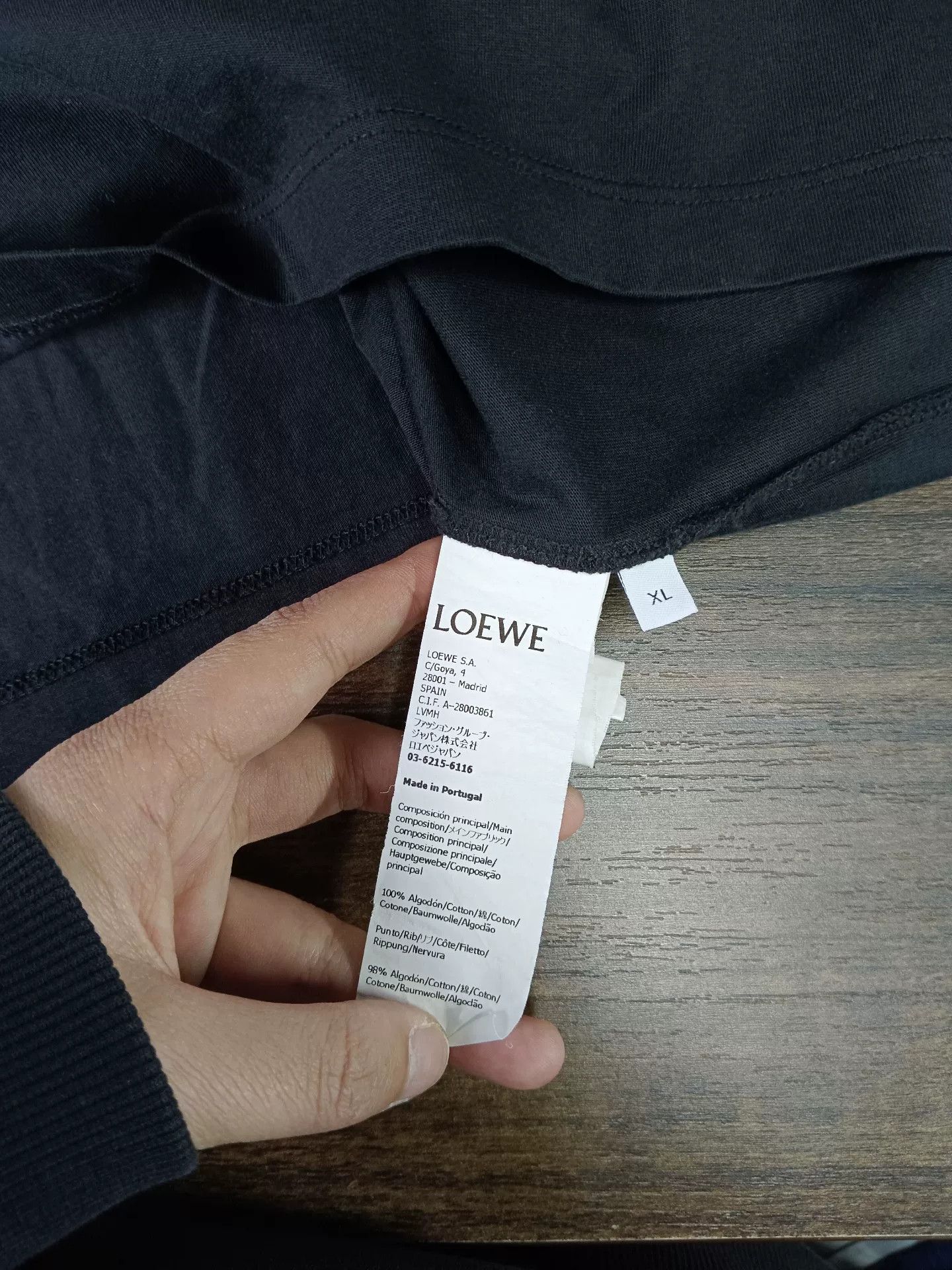 Loewe Loewe Anagram Logo Embroidered T-Shirt XL Size US XL / EU 56 / 4 - 6 Thumbnail