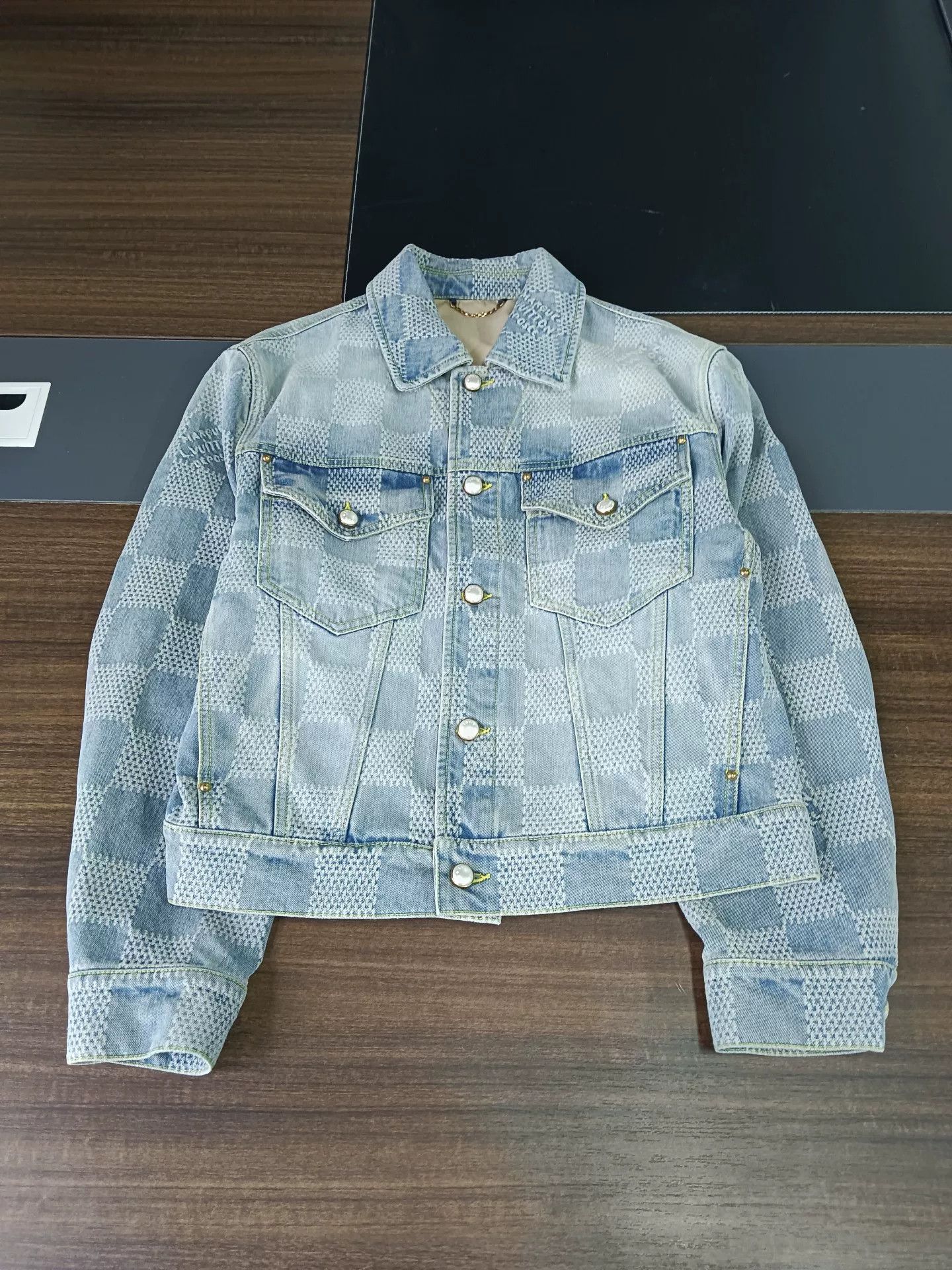 Louis Vuitton Louis Vuitton Damier Denim Jacket 46 Size US S / EU 44-46 / 1 - 2 Thumbnail