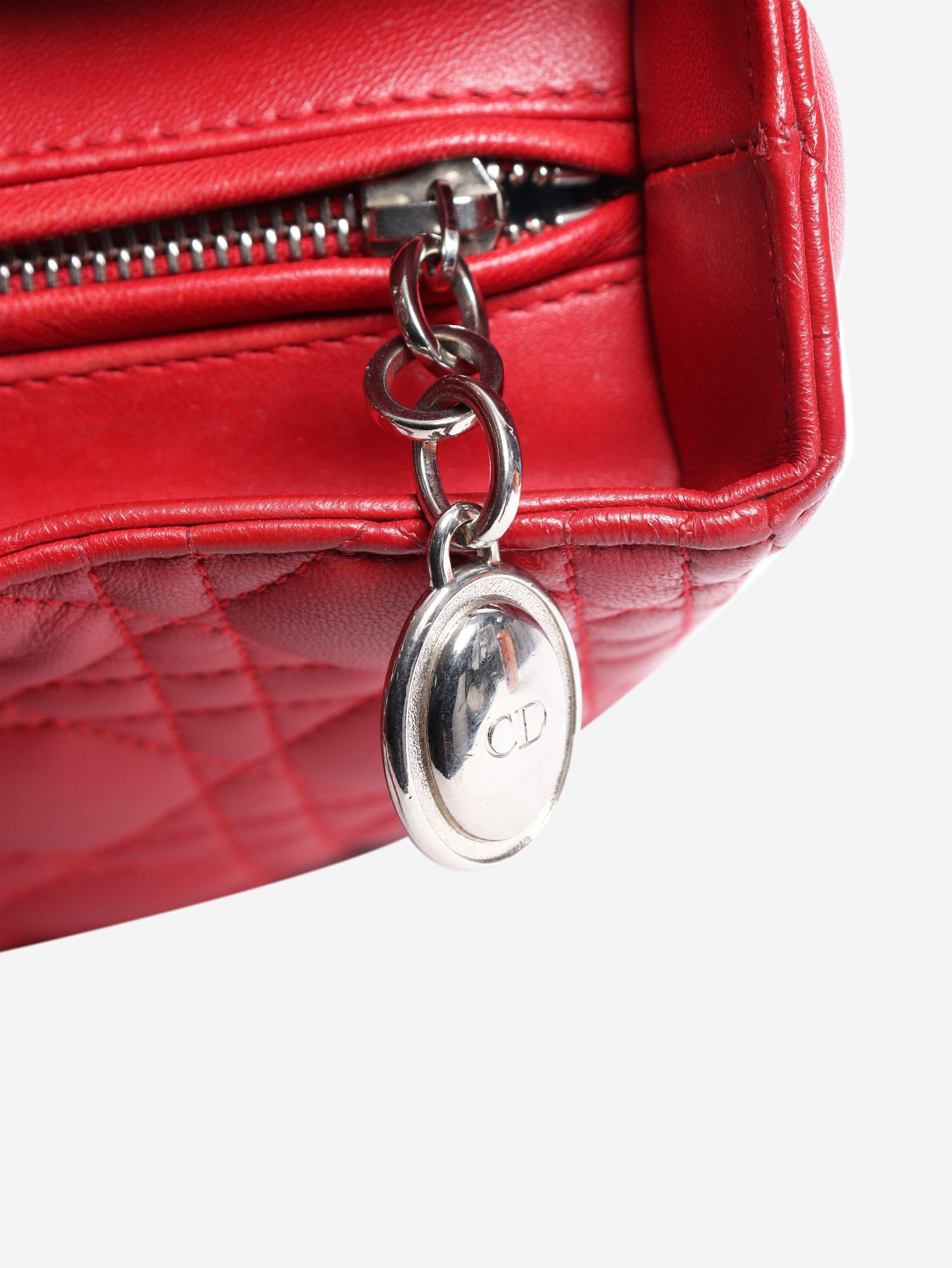 Dior Red 2011 Large Lady bag Size ONE SIZE - 6 Thumbnail