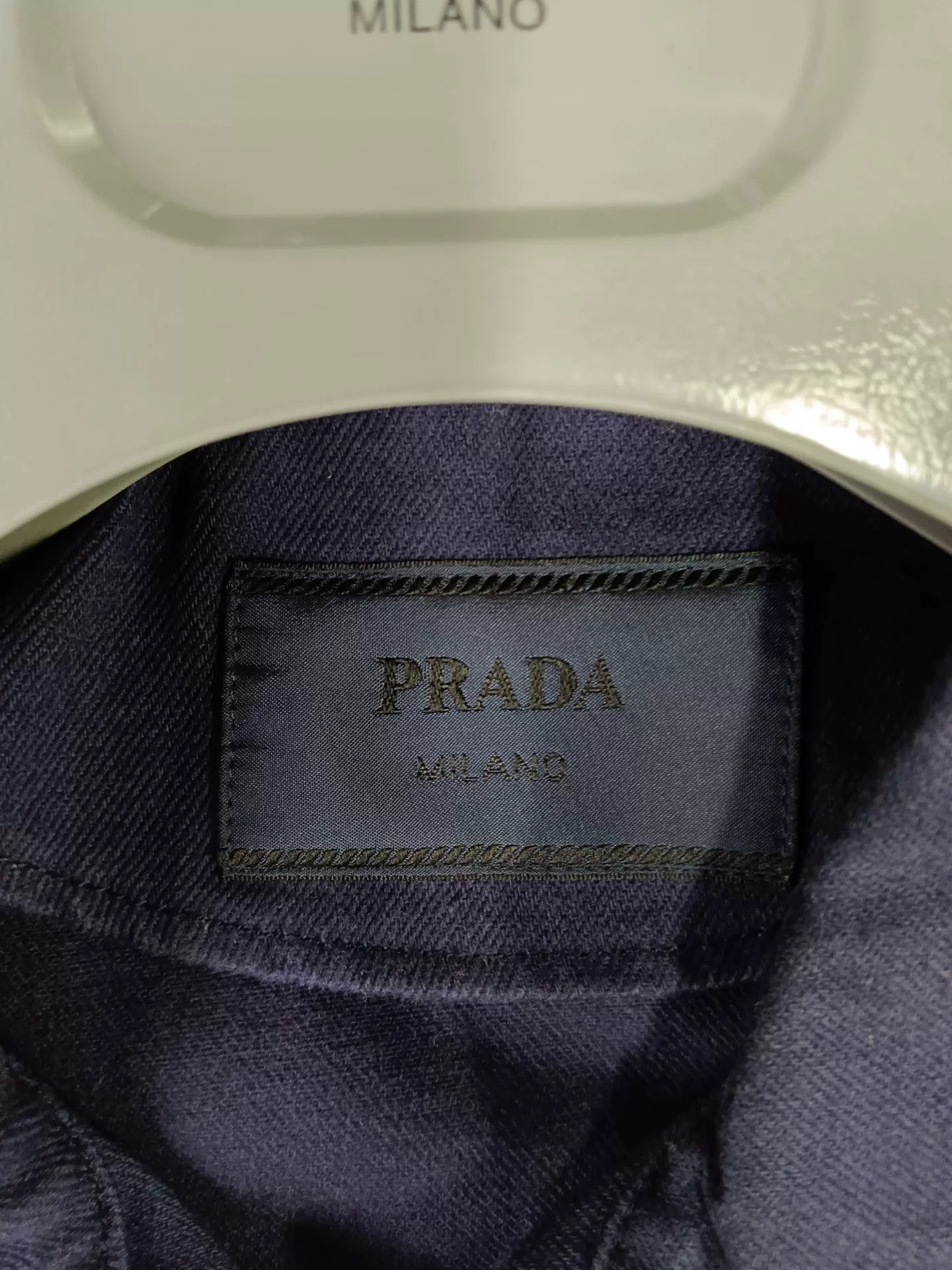 Prada Prada Navy Denim Jacket XL Size US XL / EU 56 / 4 - 3 Thumbnail