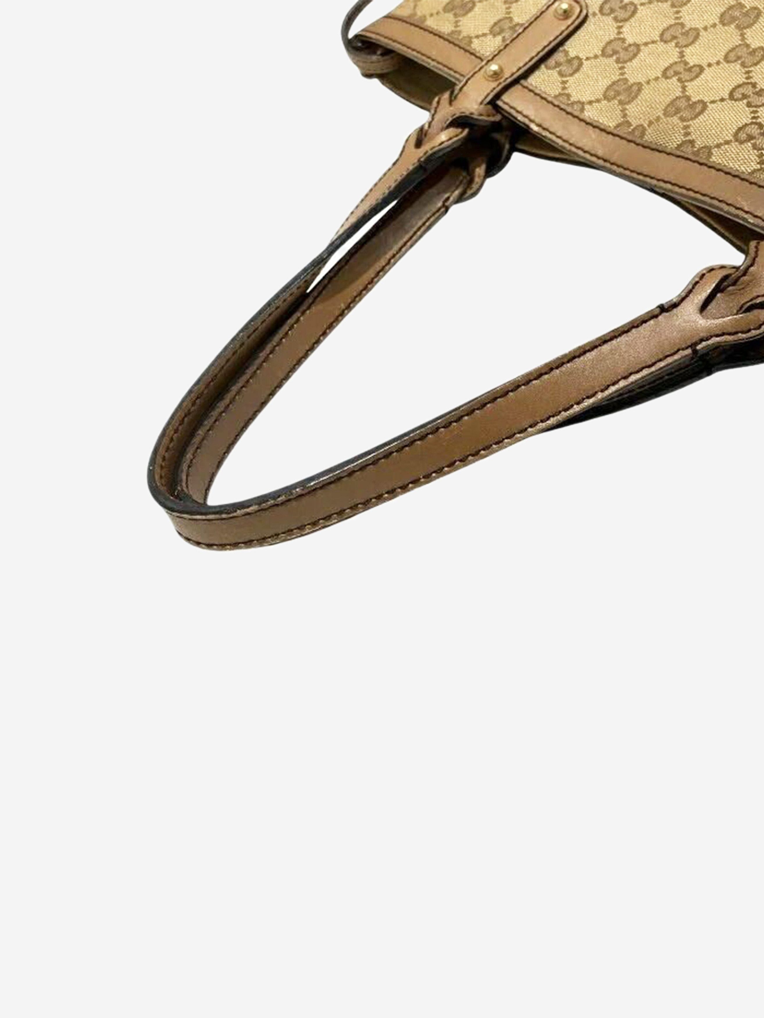 Gucci Brown GG canvas tote bag Size ONE SIZE - 9 Thumbnail