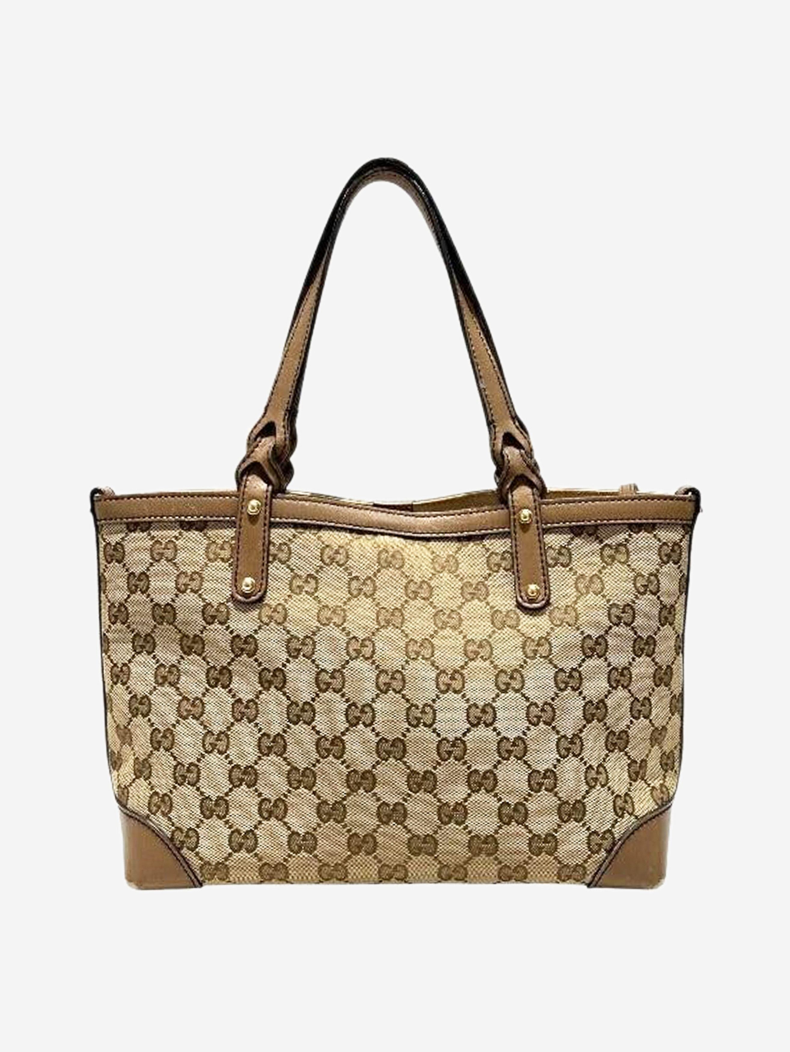 Gucci Brown GG canvas tote bag Size ONE SIZE - 2 Thumbnail
