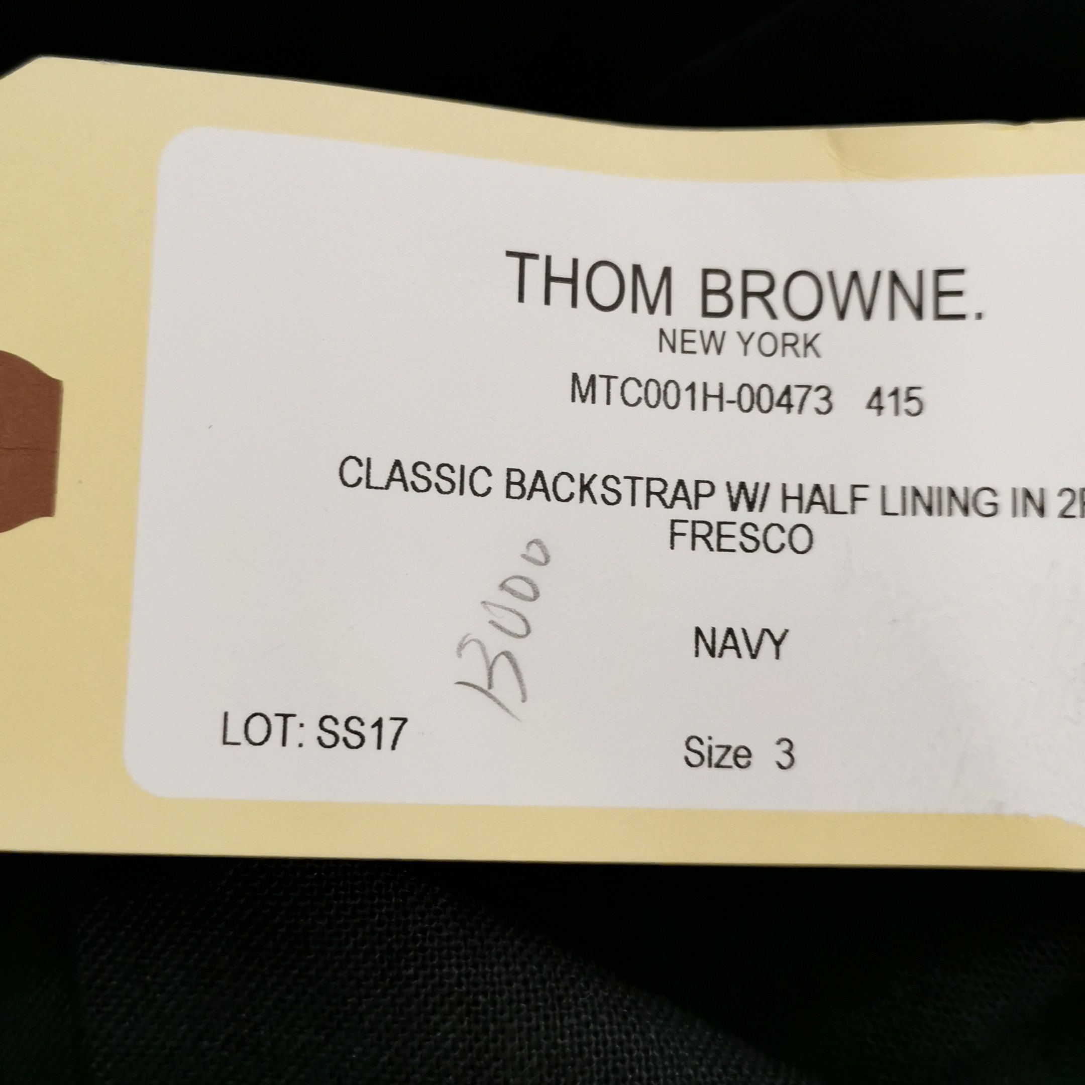 Thom Browne Thom Browne Wool Fresco Trousers Size 3 Size US 34 / EU 50 - 11 Thumbnail