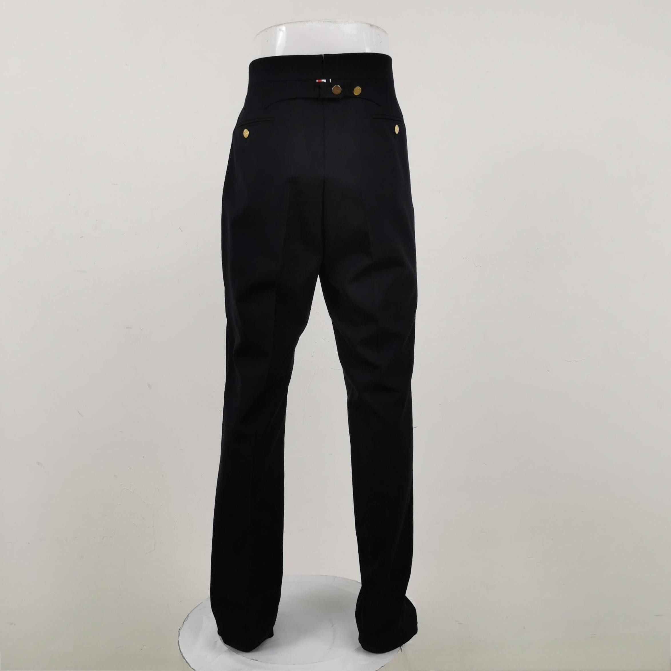 Thom Browne Thom Browne Wool Fresco Trousers Size 3 Size US 34 / EU 50 - 2 Thumbnail